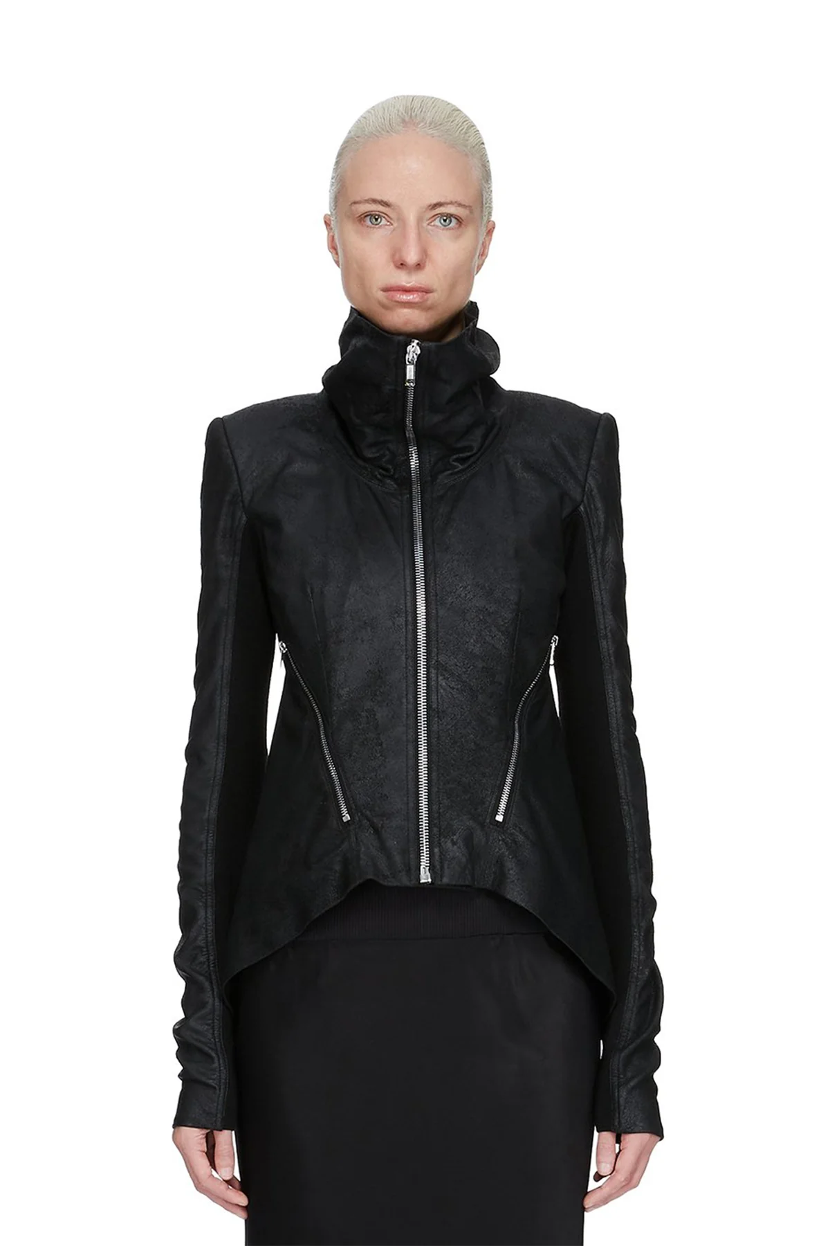 RICK OWENS | ZIPFRONT NASKA BIKER JACKET - Image 2