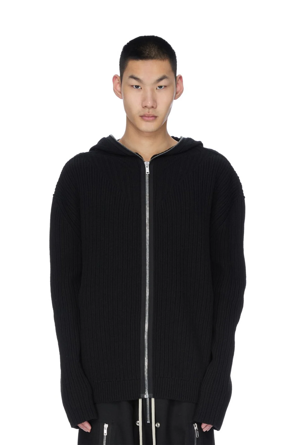 RICK OWENS | ZIPPED HOODIE - Image 2