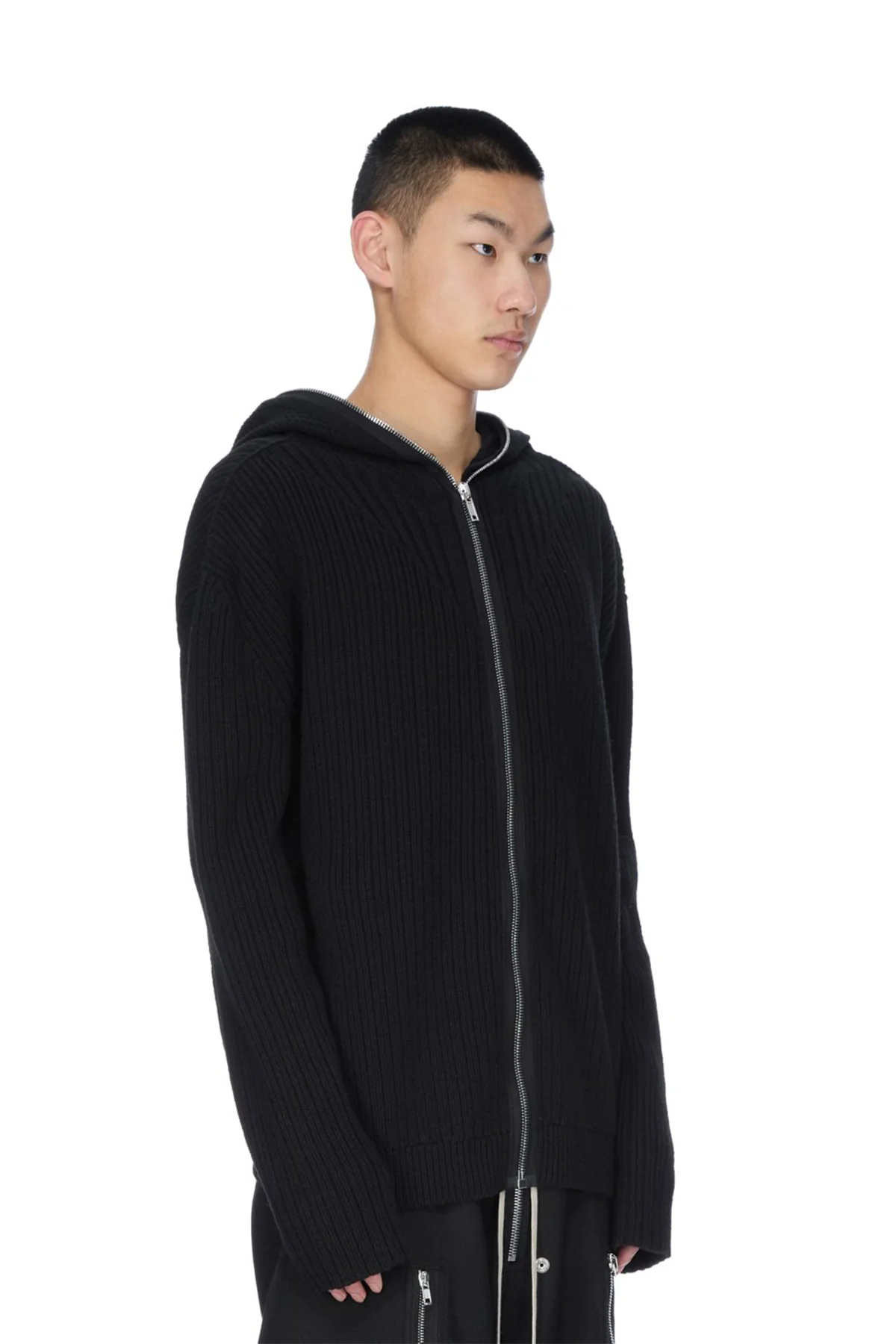 RICK OWENS | ZIPPED HOODIE - Image 3