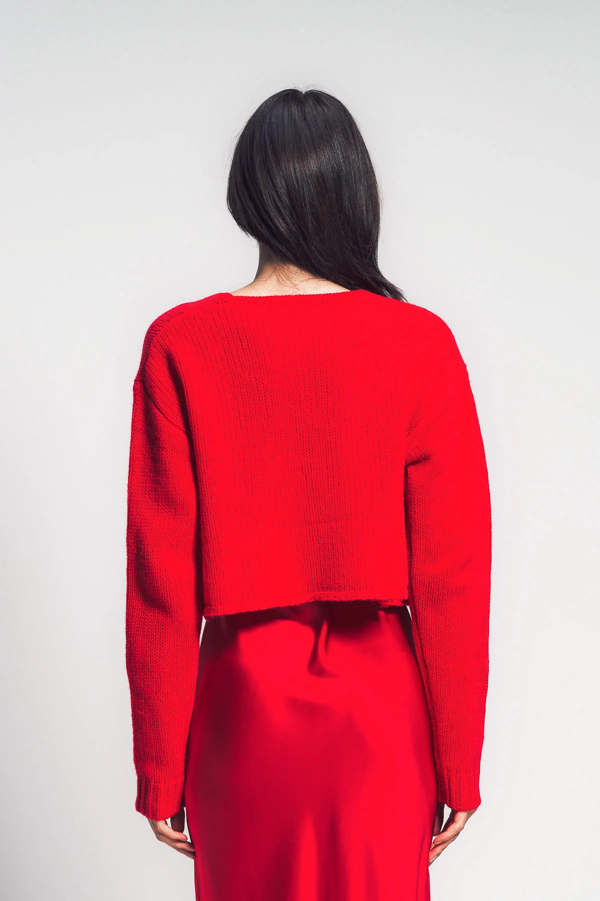 SABLYN | BIANCO CROPPED V-NECK CASHMERE CARDIGAN - Image 5