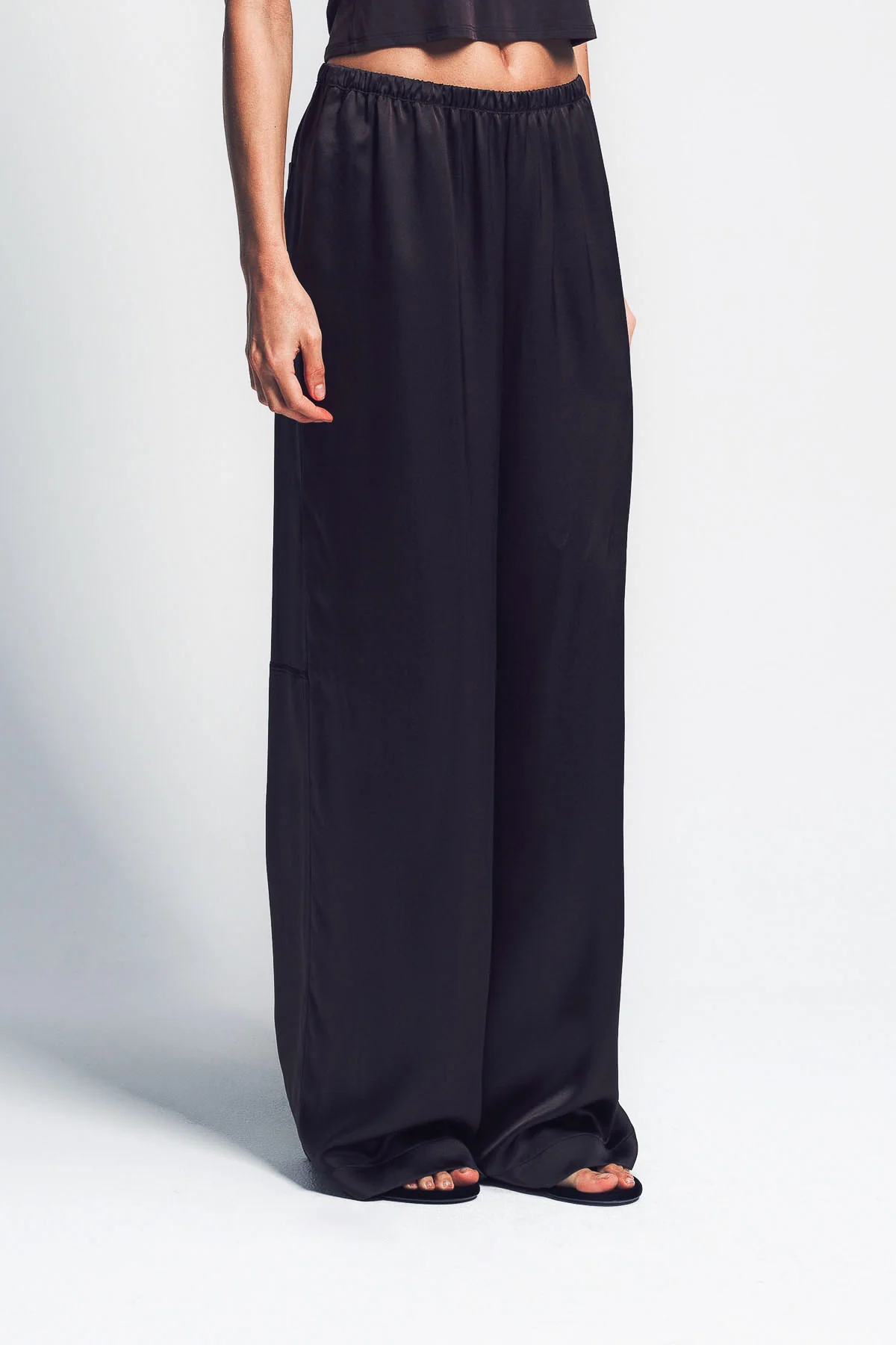 SABLYN | LEXI LOWER RISE RELAXED SILK PANTS - Image 5
