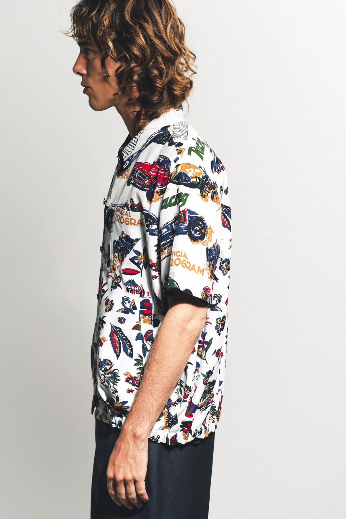 SACAI | CAR RACE SHORT SLEEVE SHIRT - Image 3