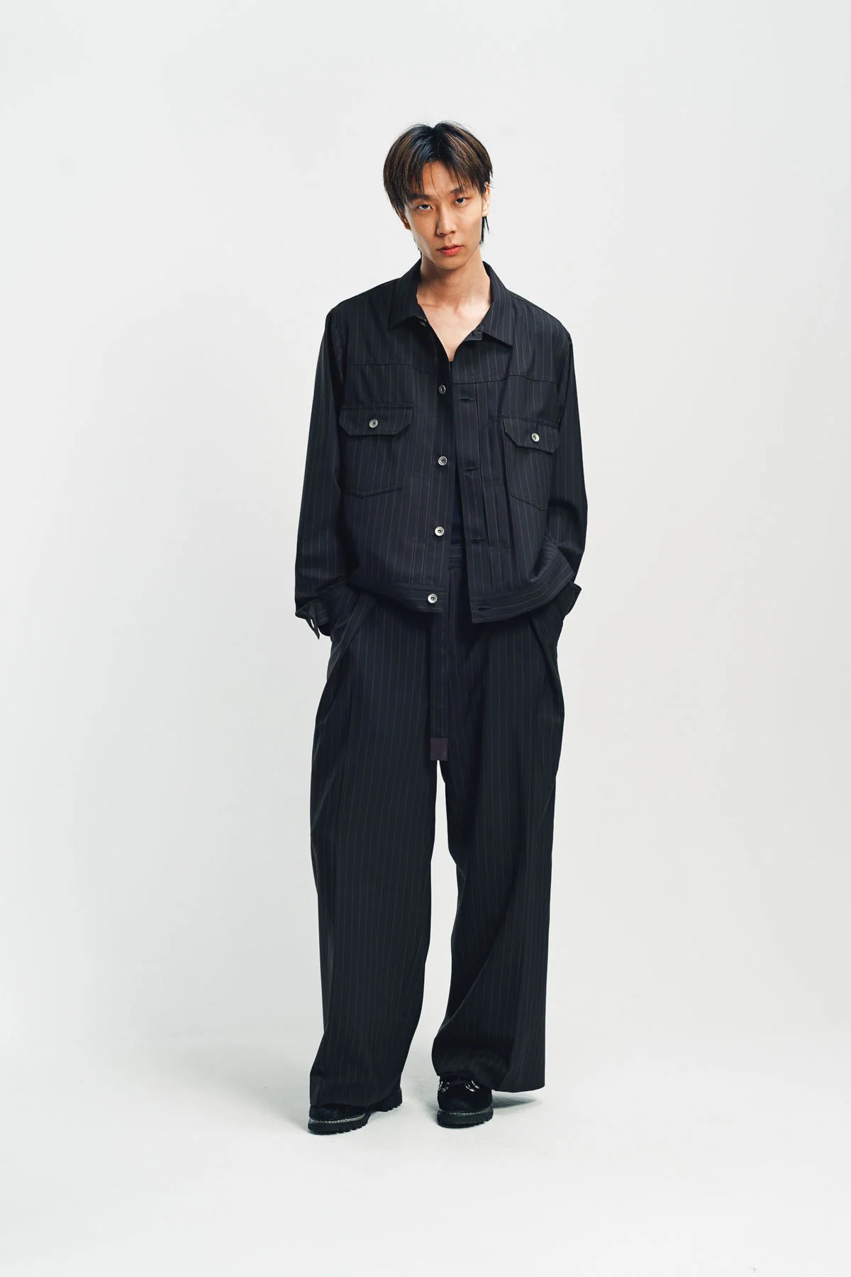 SACAI | CHALK STRIPE JACKET