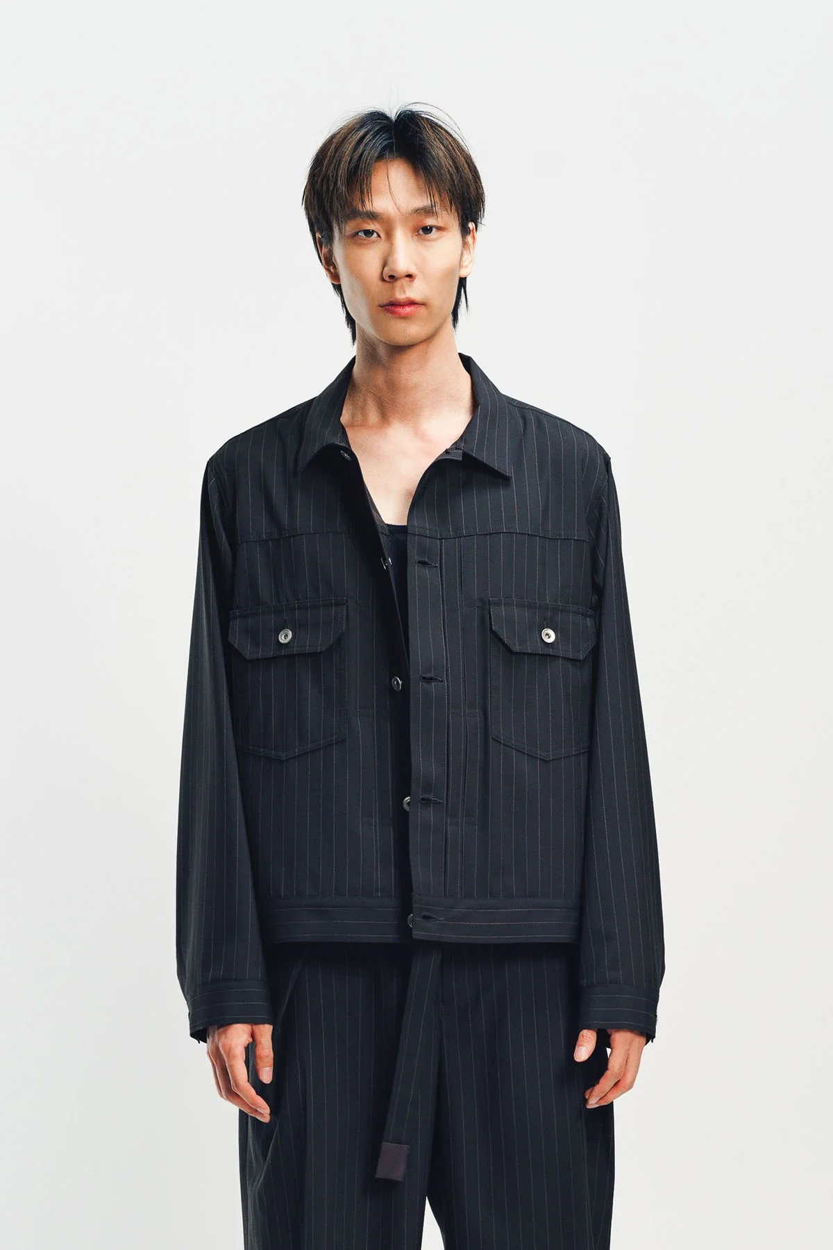 SACAI | CHALK STRIPE JACKET - Image 2