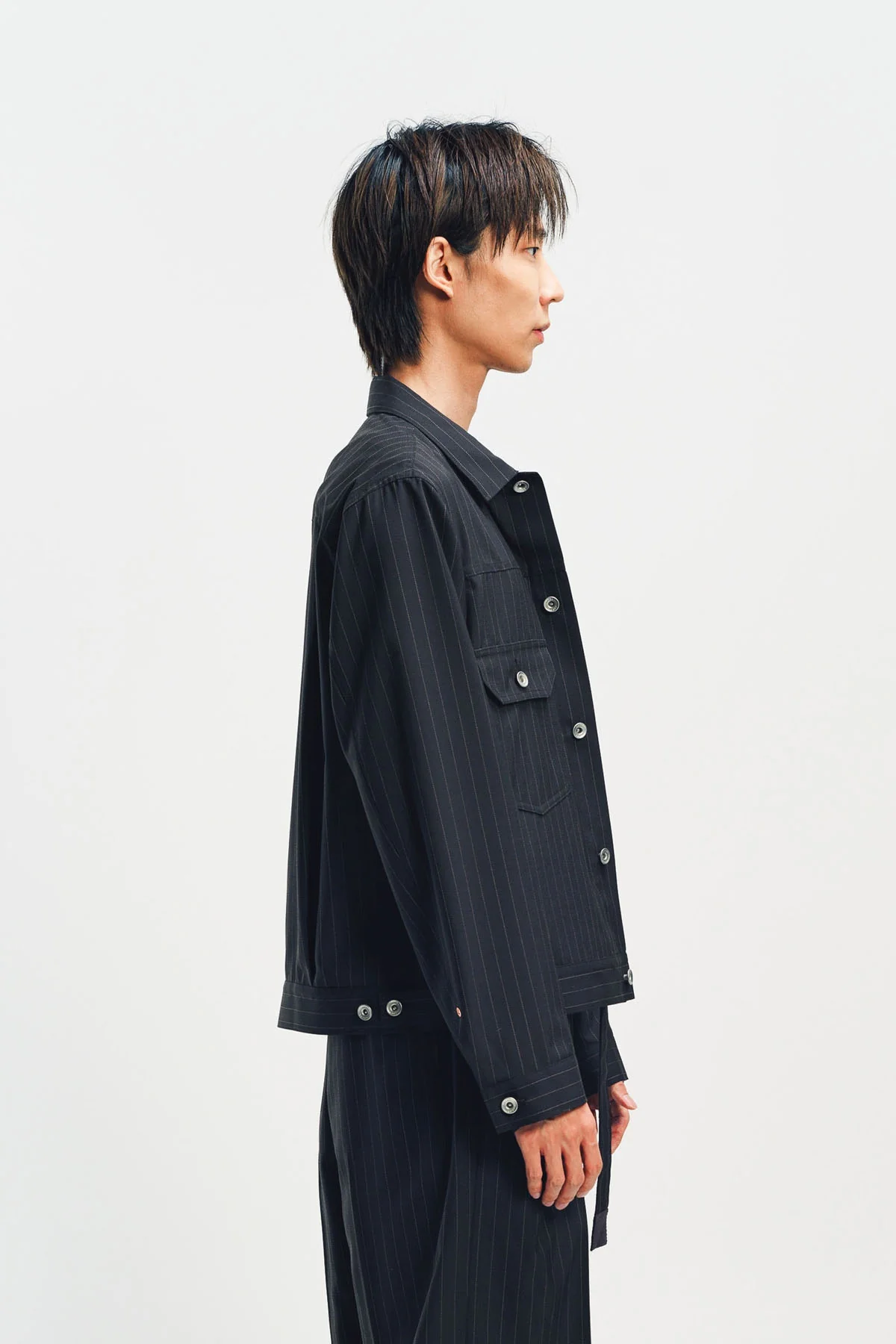 SACAI | CHALK STRIPE JACKET - Image 3