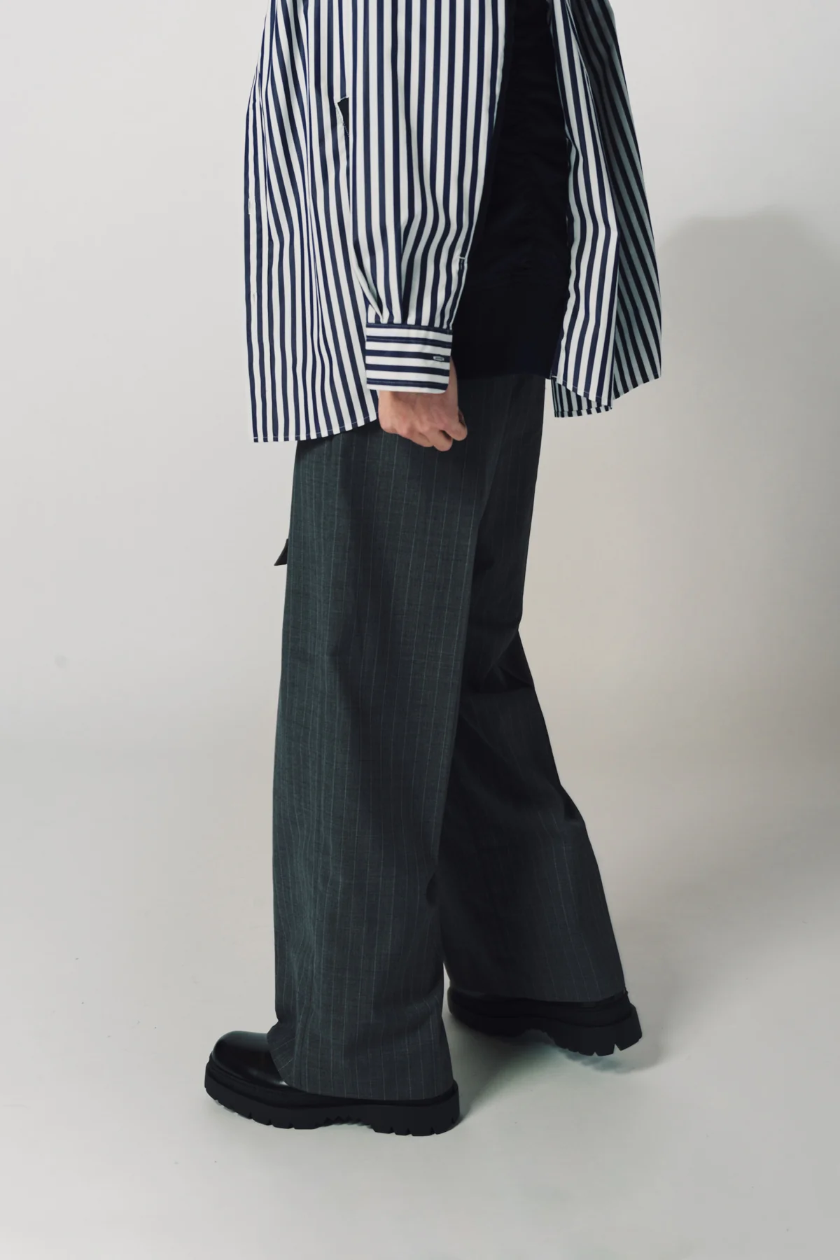 SACAI | CHALK STRIPE PANTS - Image 3