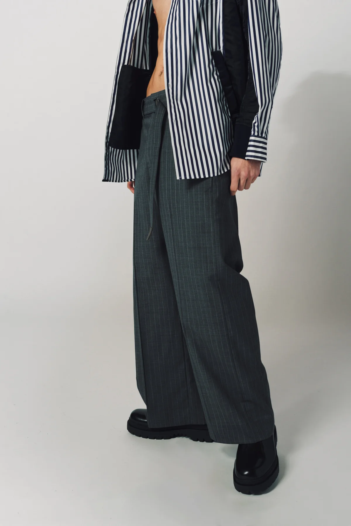 SACAI | CHALK STRIPE PANTS - Image 5