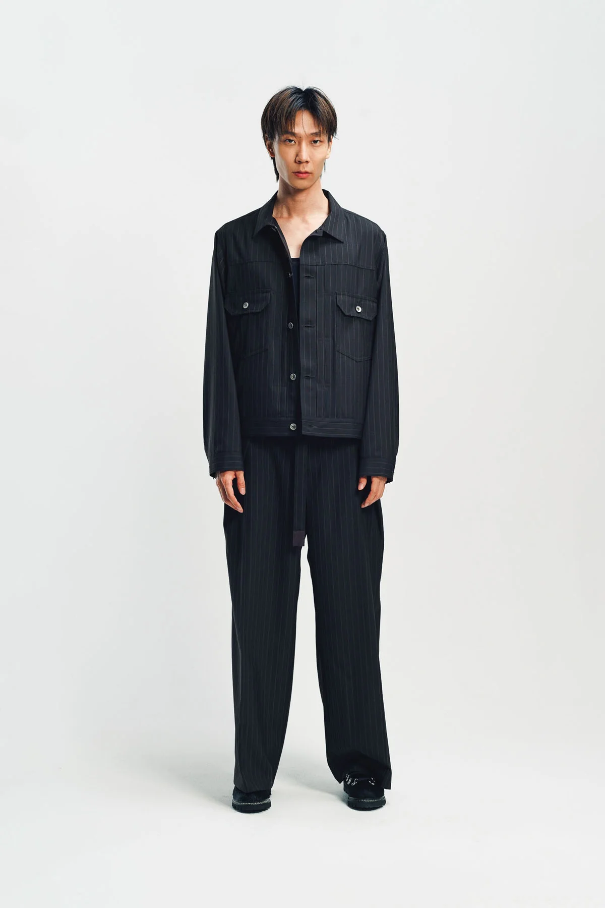 SACAI | CHALK STRIPE PANTS