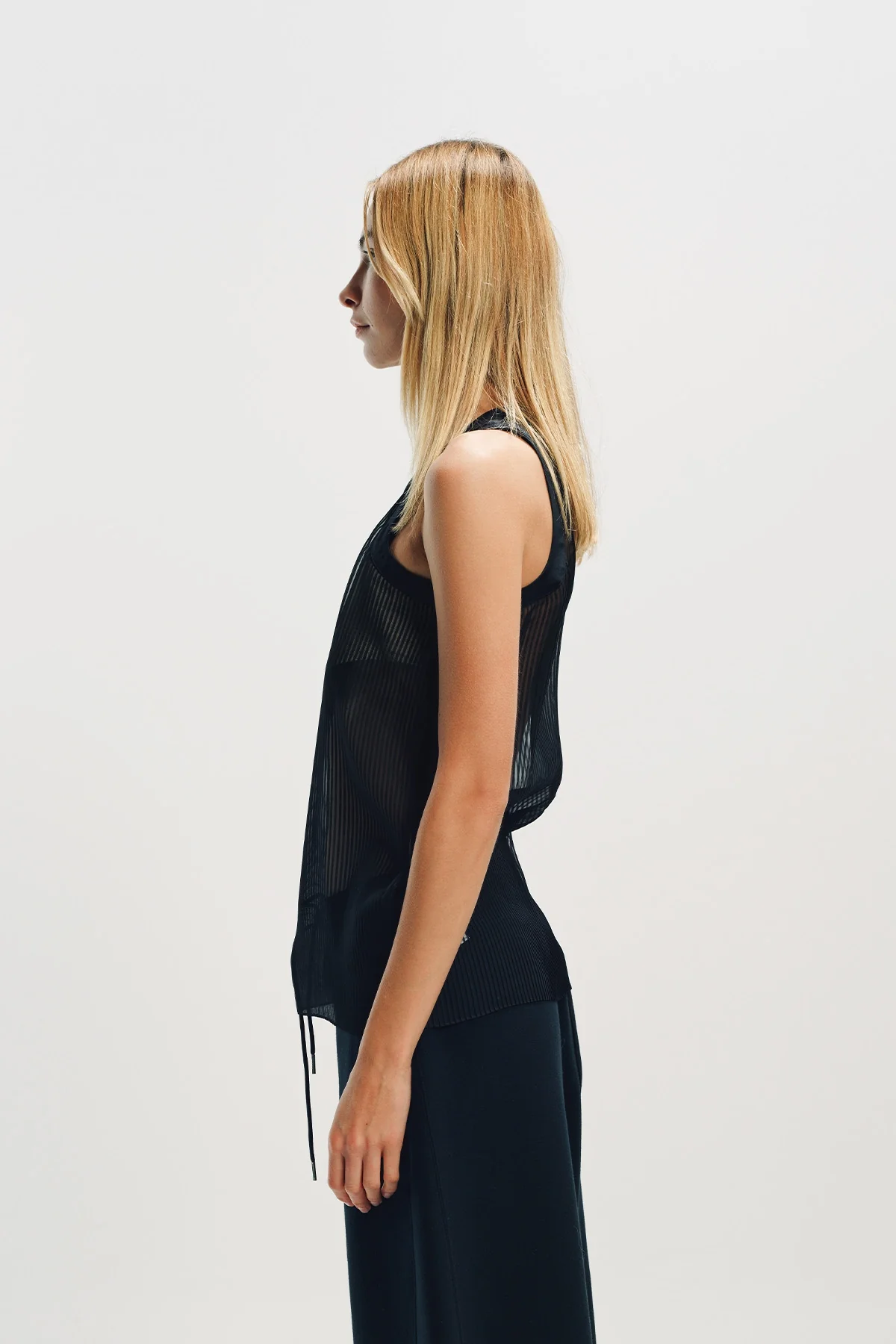 SACAI | CHIFFON TANK - Image 3