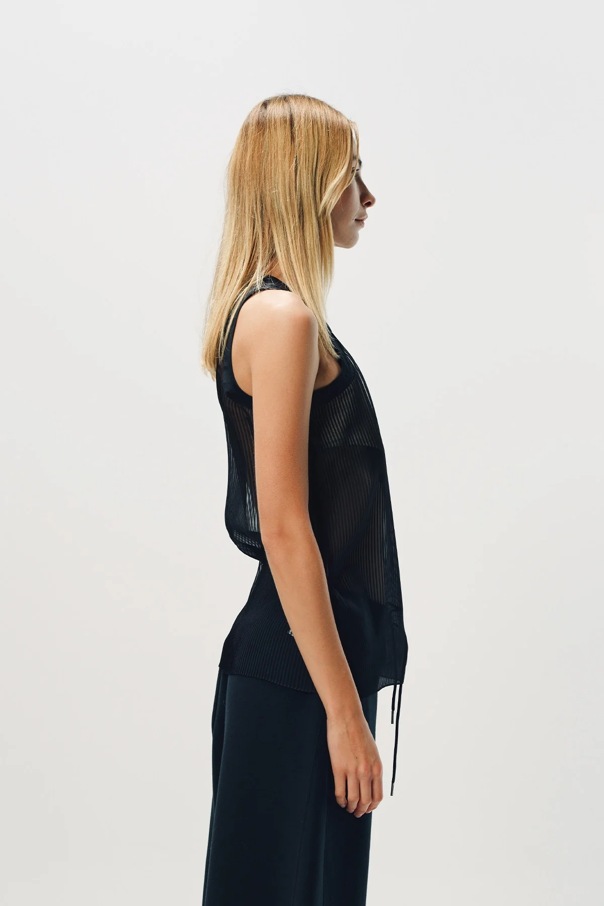 SACAI | CHIFFON TANK - Image 5