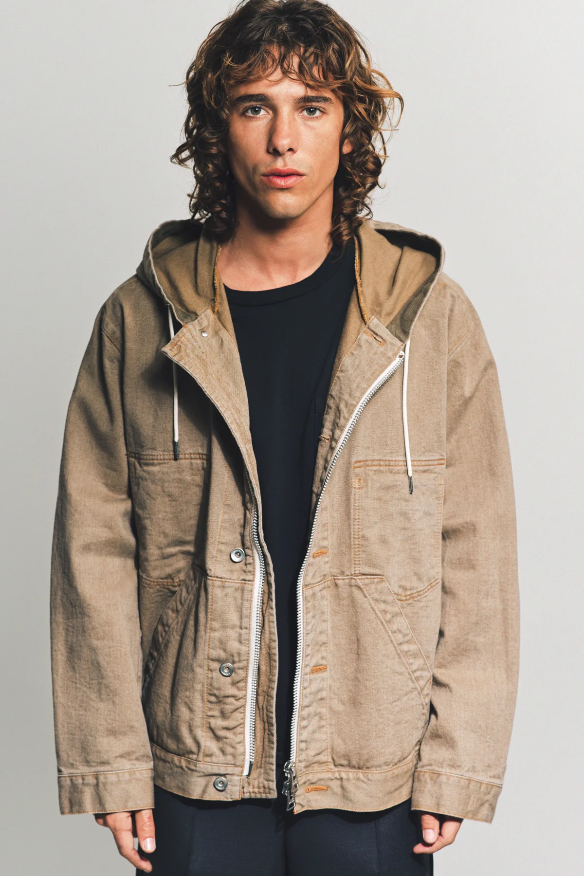 SACAI | DENIM HOODIE - Image 2