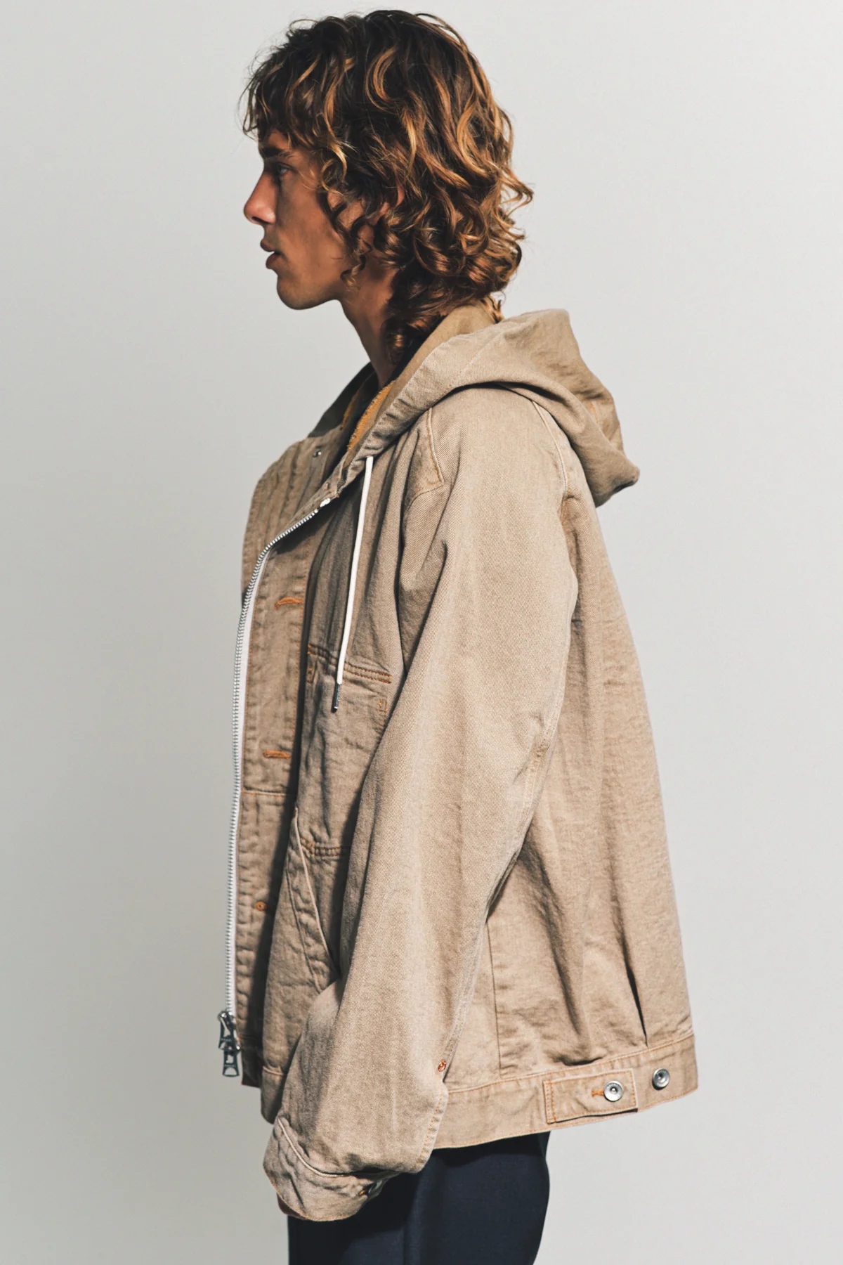 SACAI | DENIM HOODIE - Image 3