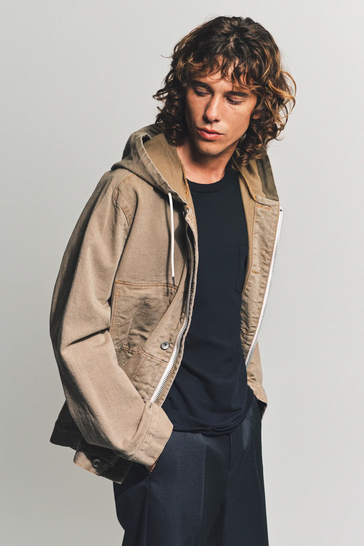 SACAI | DENIM HOODIE - Image 5