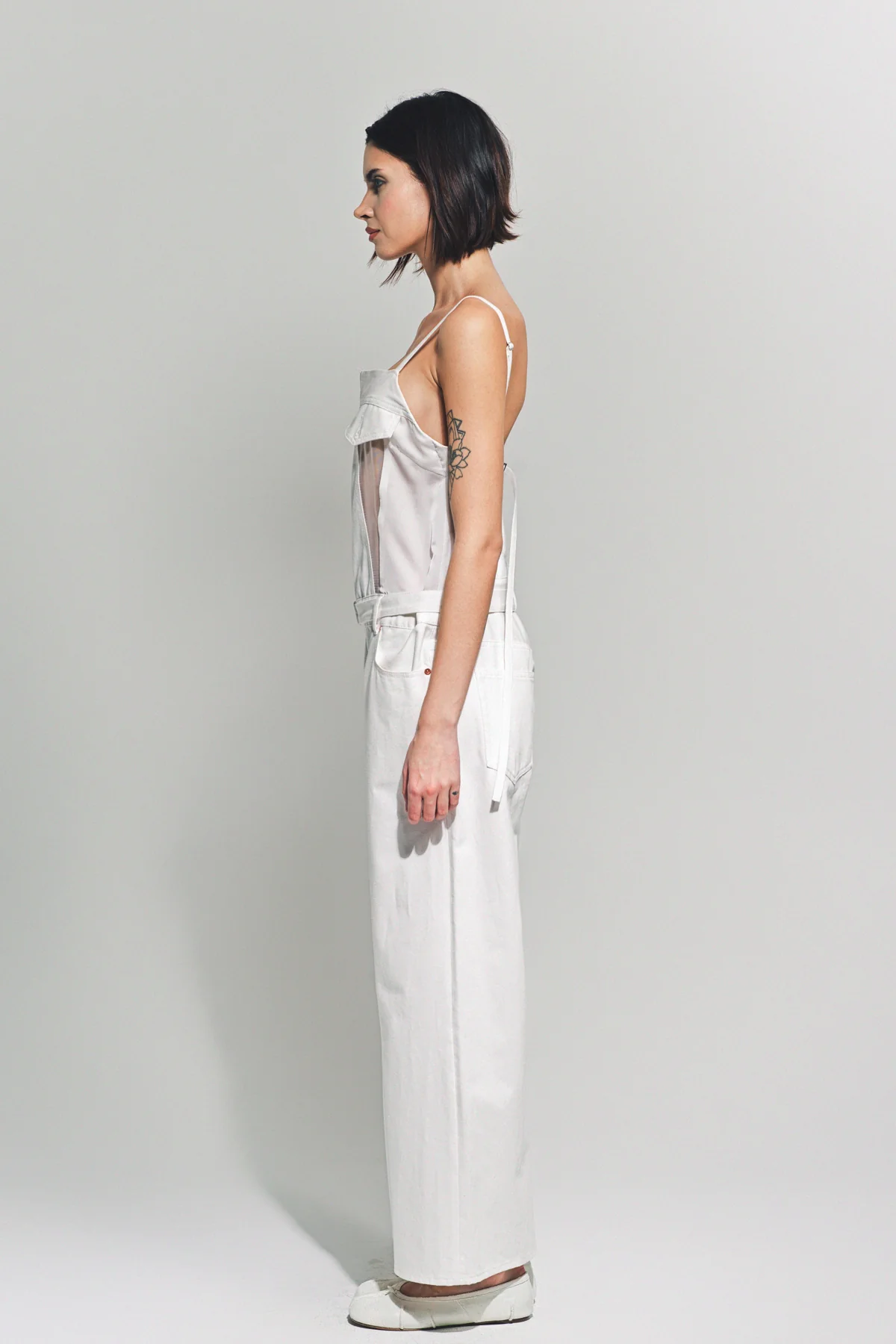 SACAI | DENIM MIX JUMPSUIT - Image 3