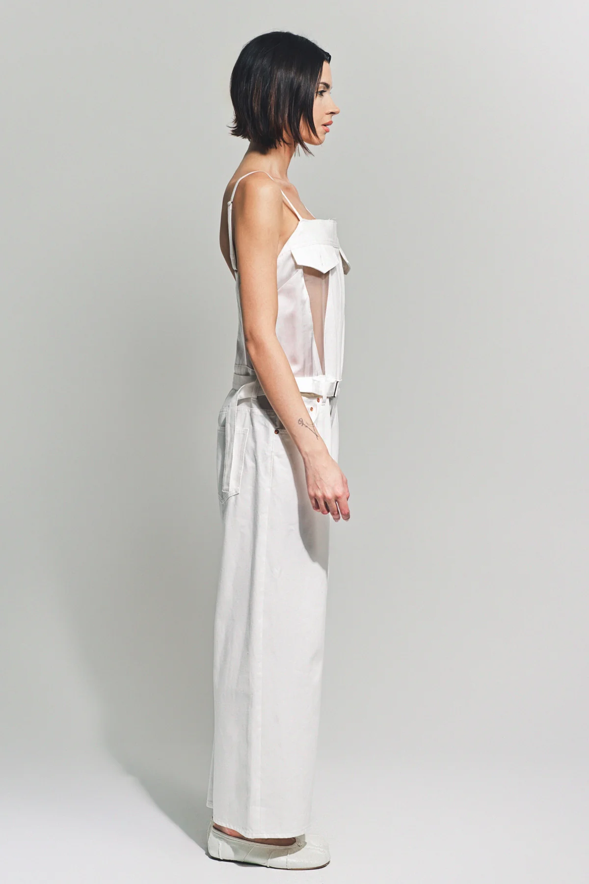 SACAI | DENIM MIX JUMPSUIT - Image 5
