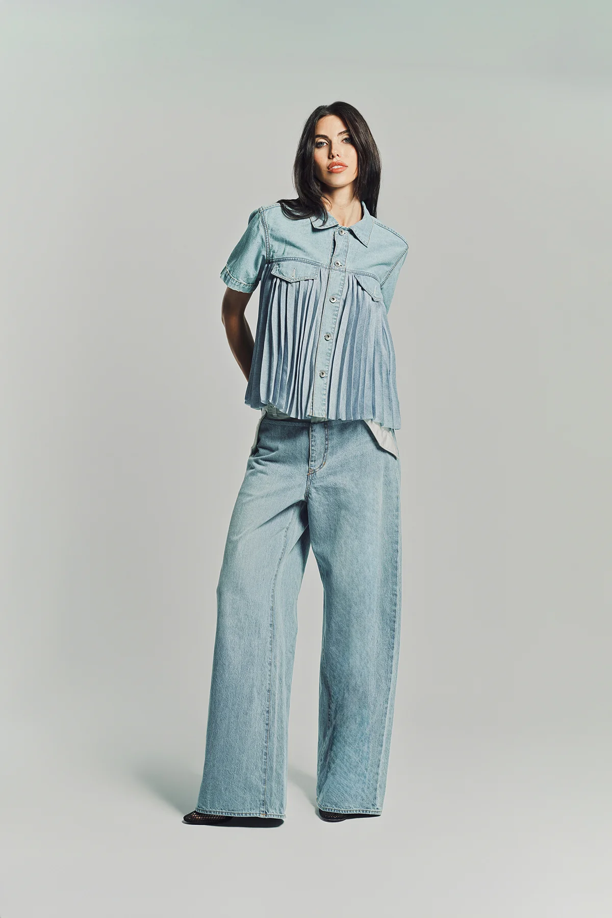 SACAI | DENIM SHIRT