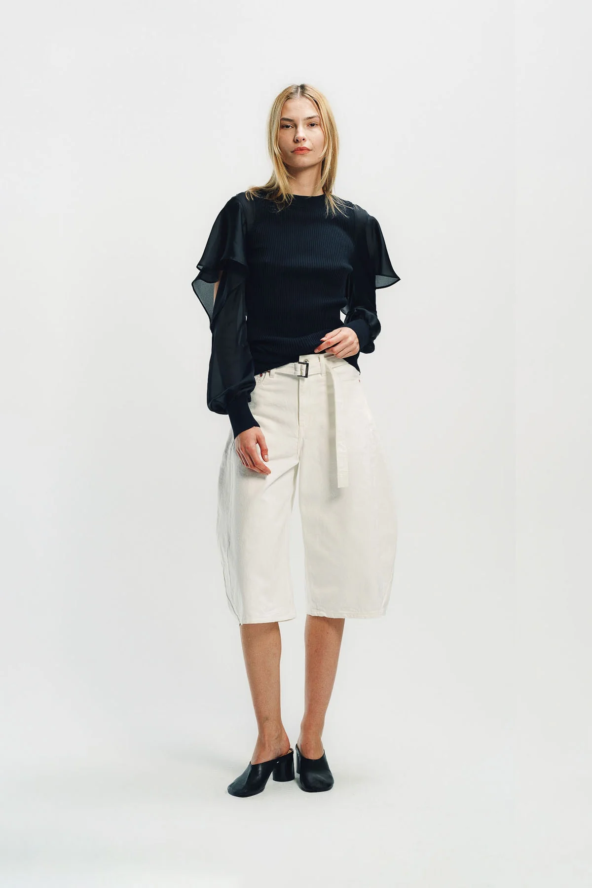SACAI | DENIM SHORTS
