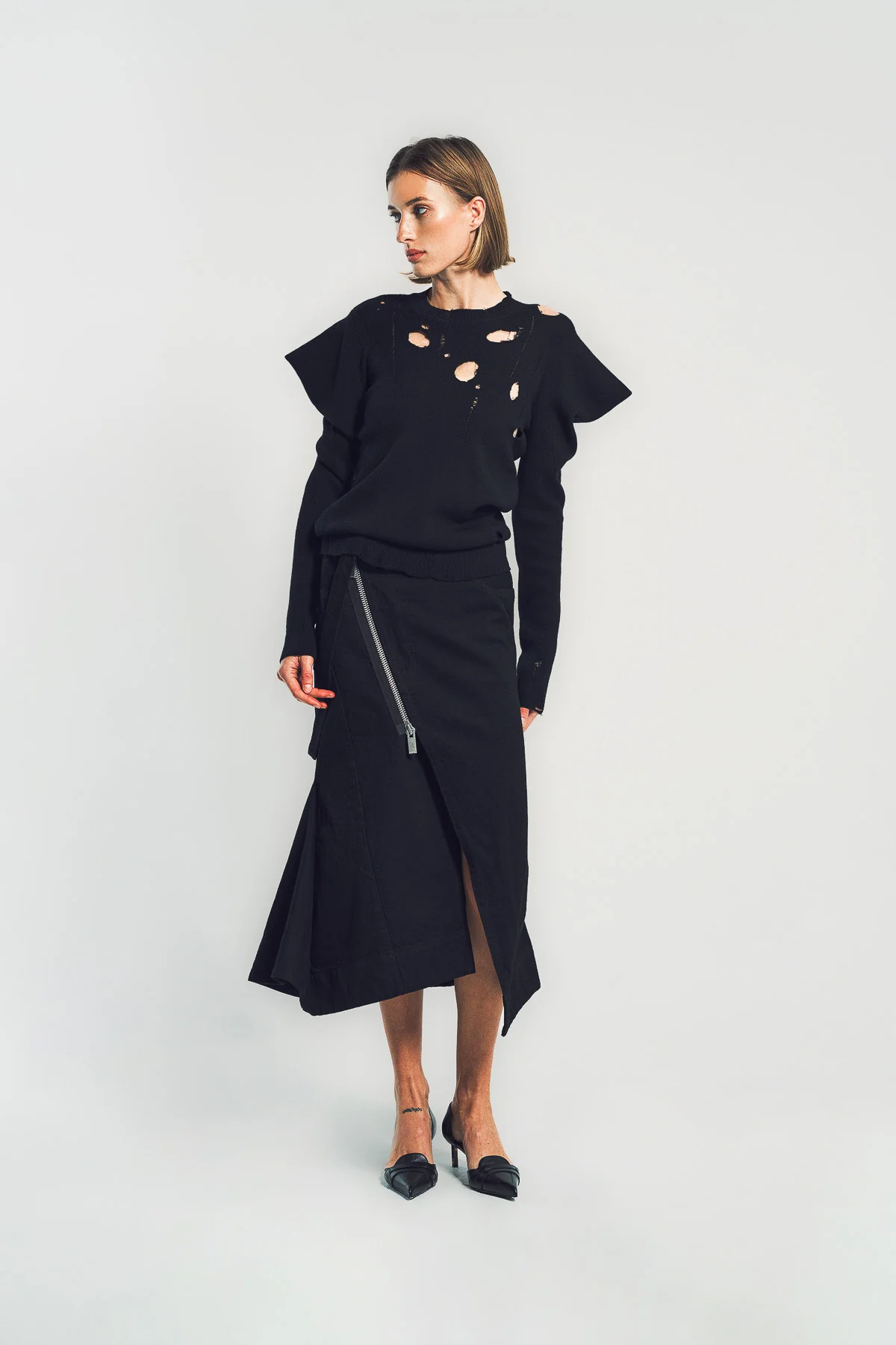 SACAI | DENIM SKIRT