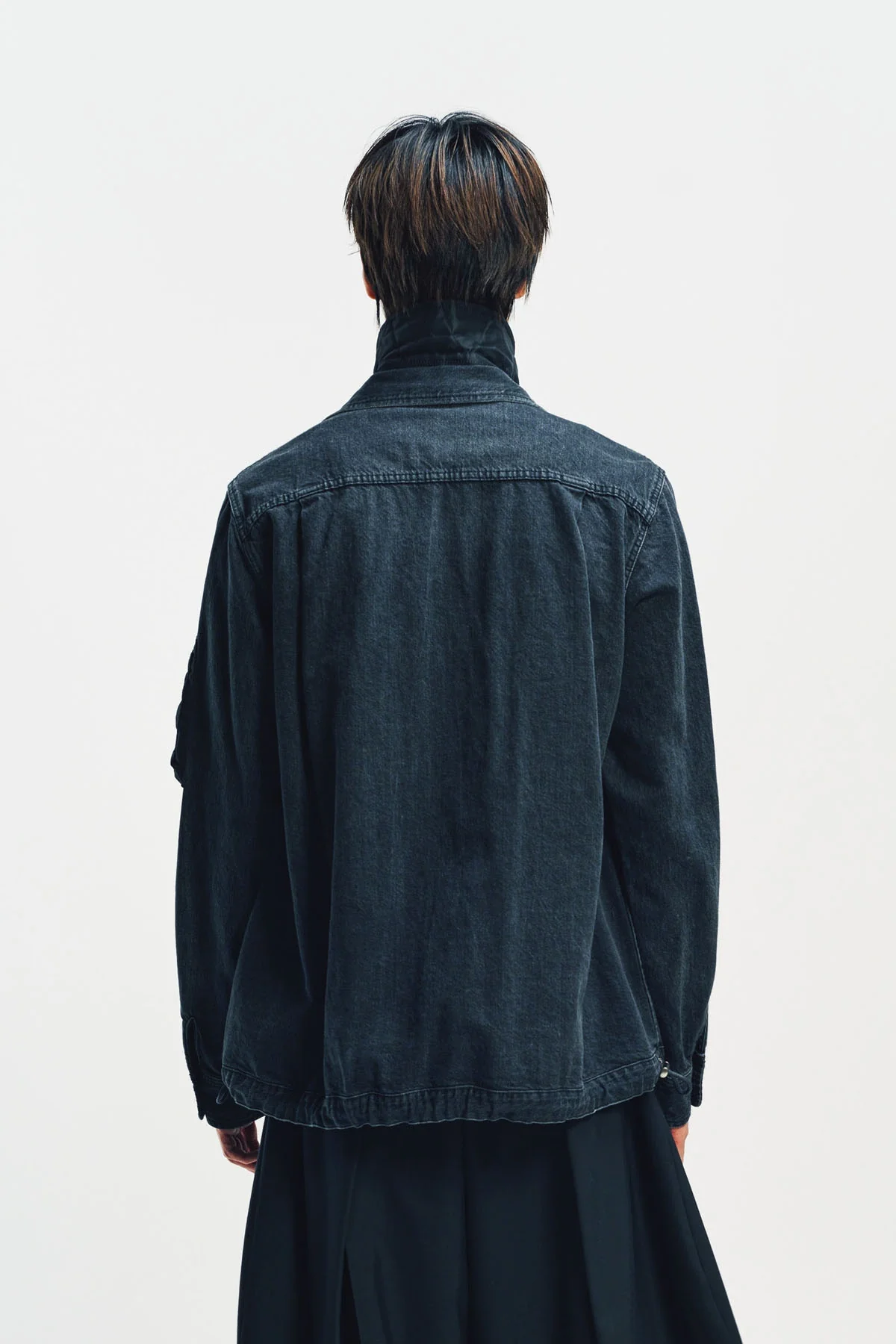 SACAI | DENIM X NYLON TWILL BLOUSON - Image 4