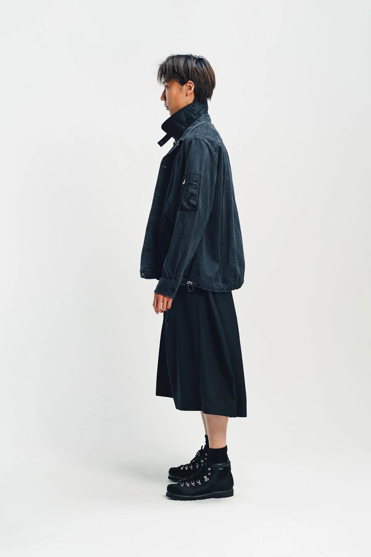 SACAI | DENIM X NYLON TWILL BLOUSON - Image 5