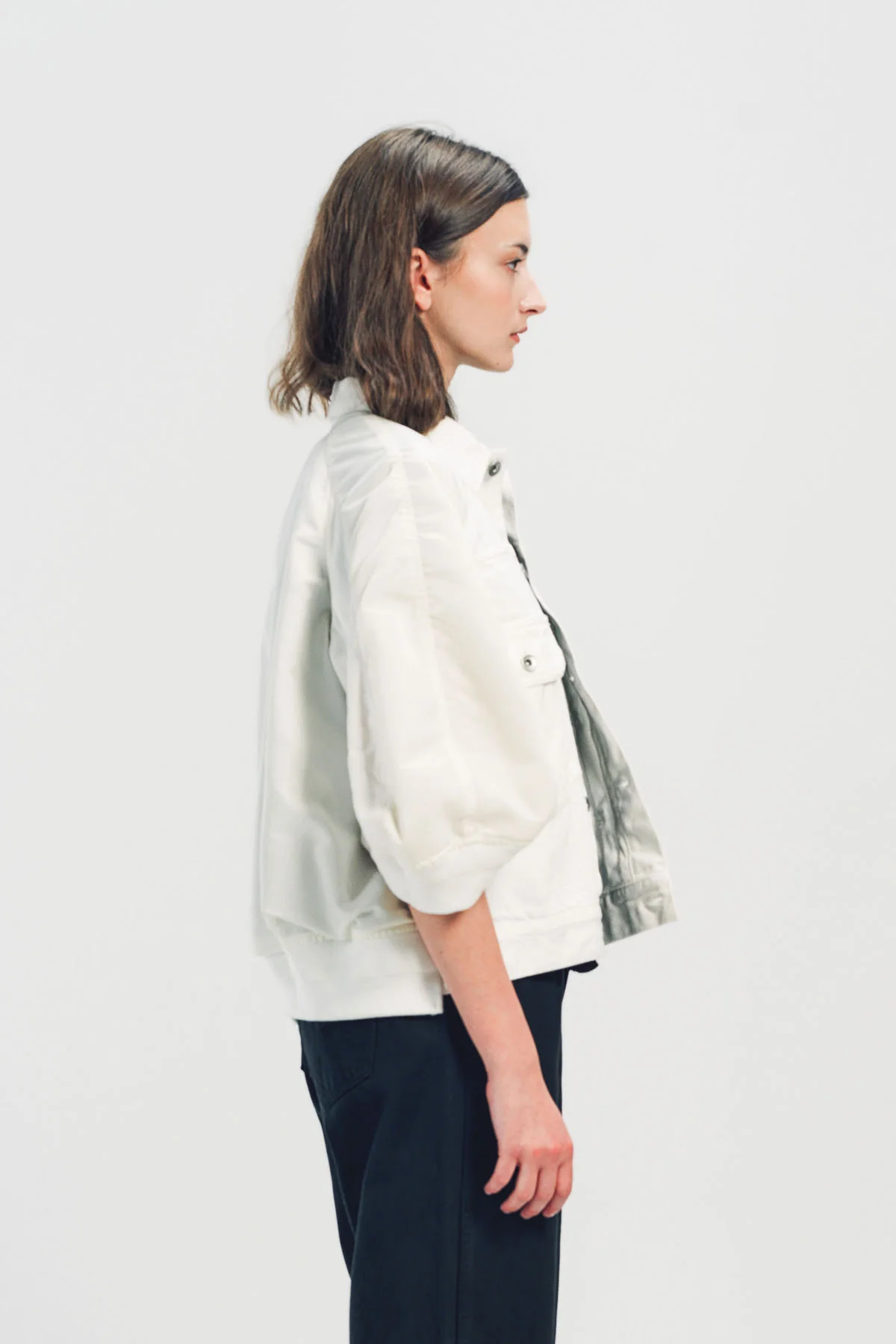 SACAI | DENIM X NYLON TWILL JACKET - Image 5