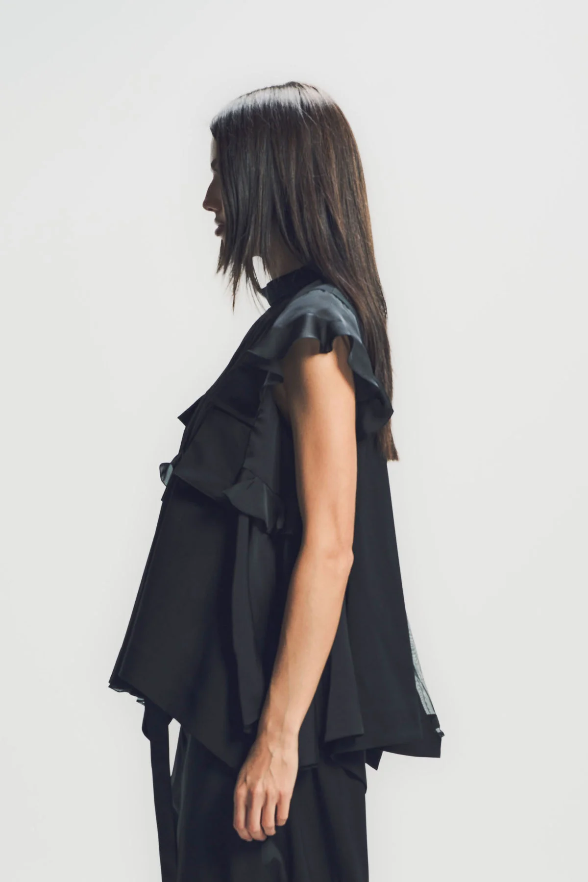 SACAI | FARBRIC MIX PULLOVER - Image 3