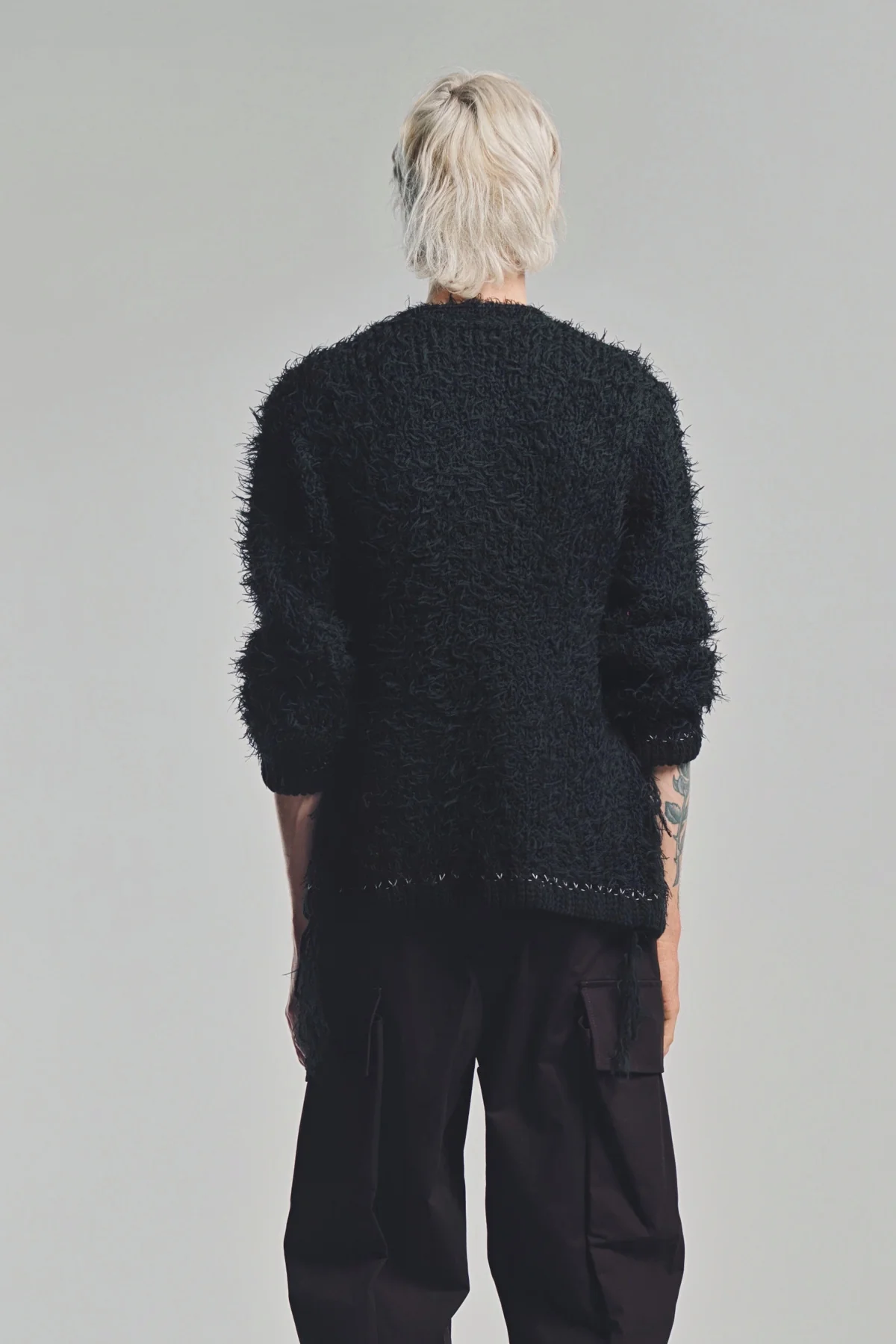 SACAI | FURRY KNIT CARDIGAN - Image 4