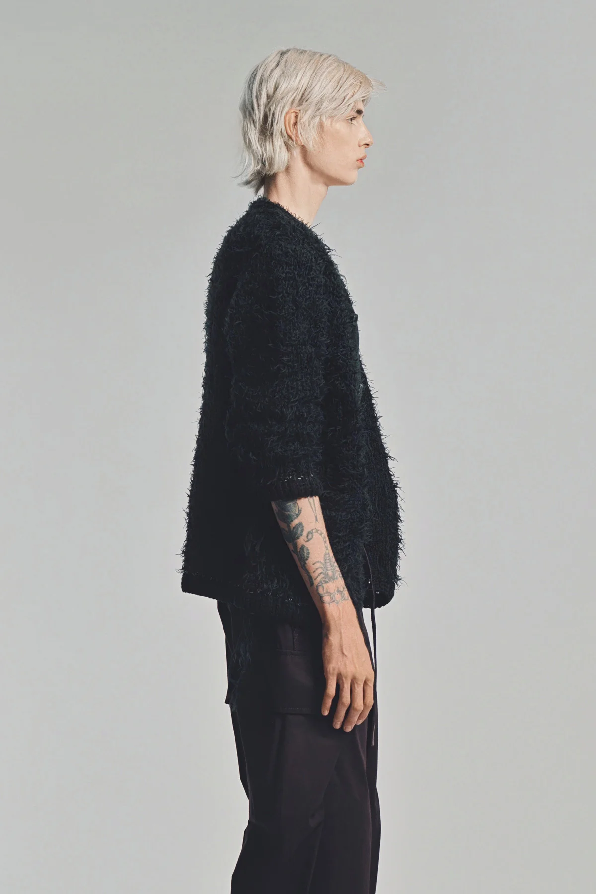 SACAI | FURRY KNIT CARDIGAN - Image 5