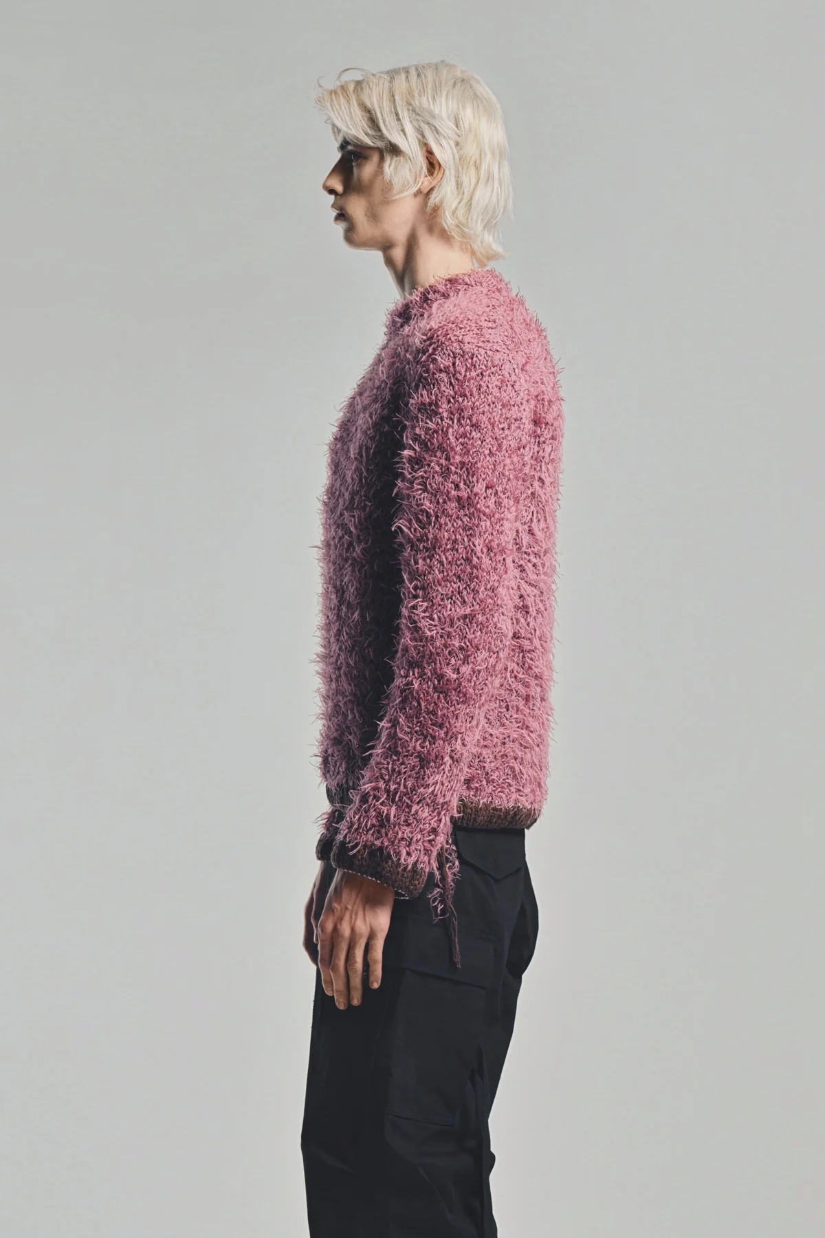 SACAI | FURRY KNIT SWEATER - Image 3