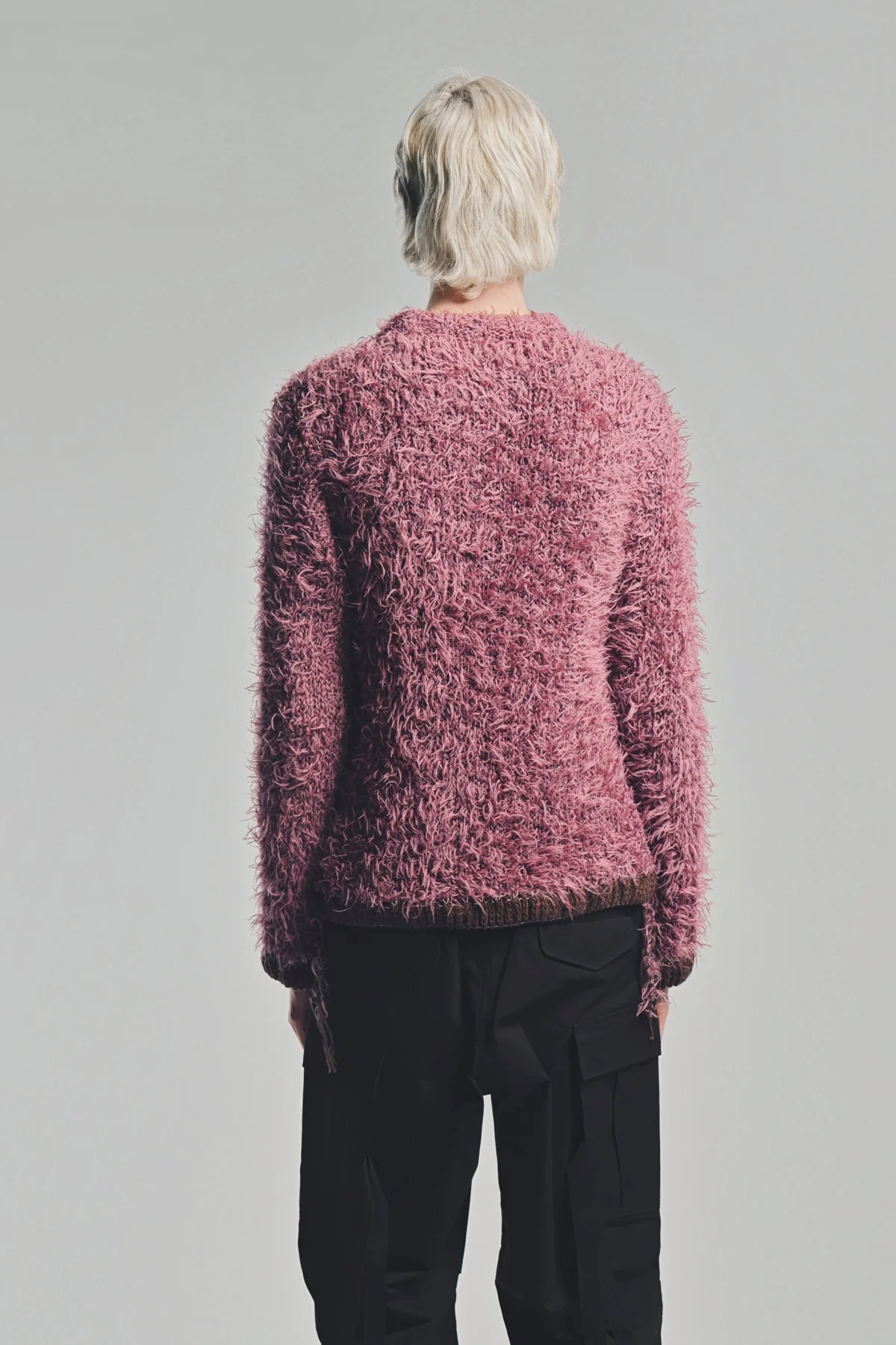SACAI | FURRY KNIT SWEATER - Image 4