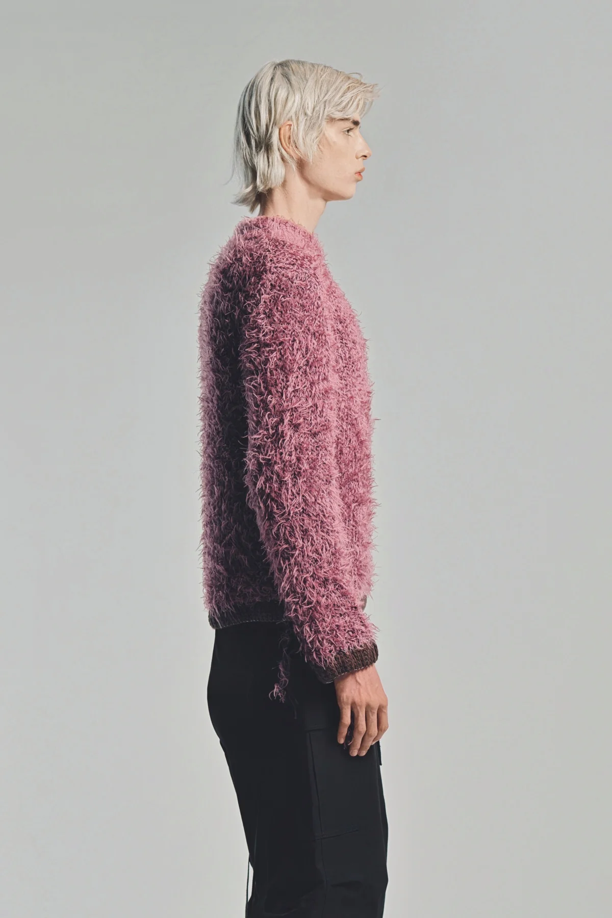 SACAI | FURRY KNIT SWEATER - Image 5