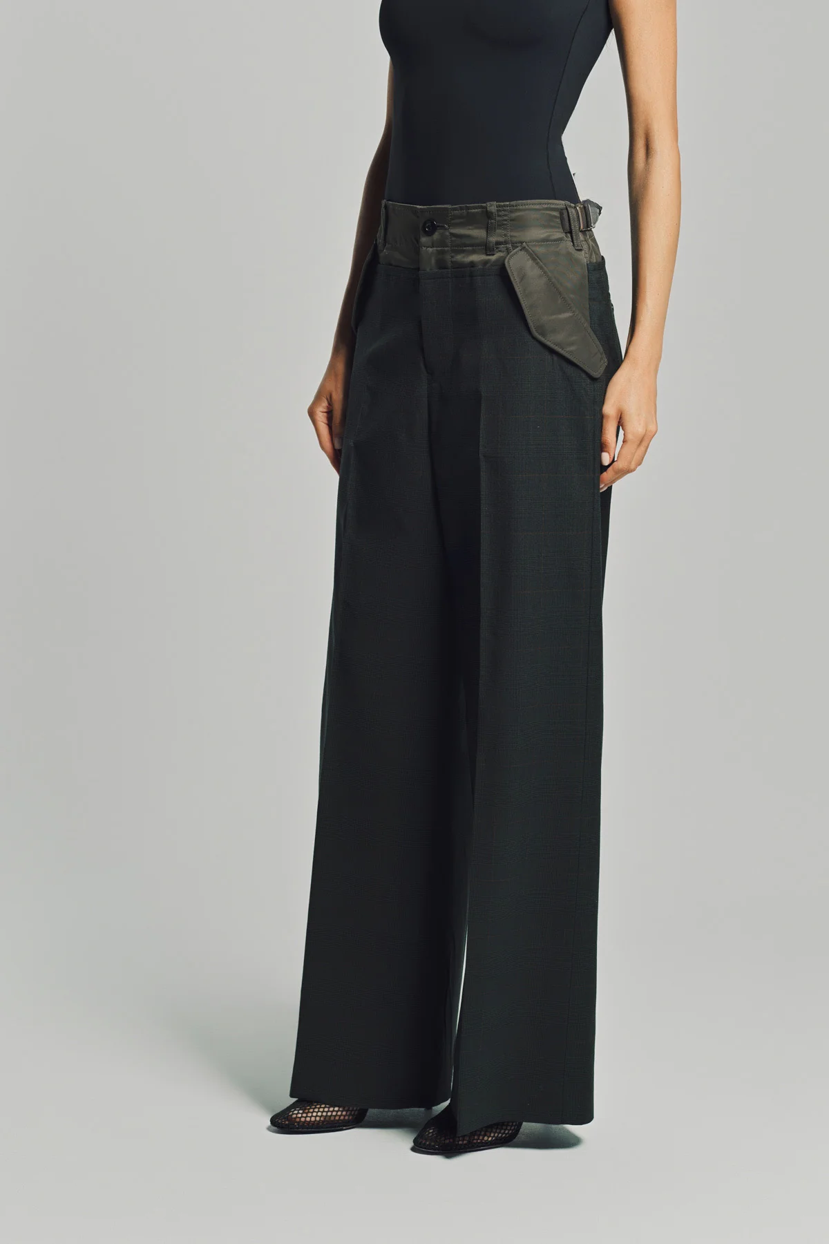 SACAI | GLEN CHECK PANTS - Image 3