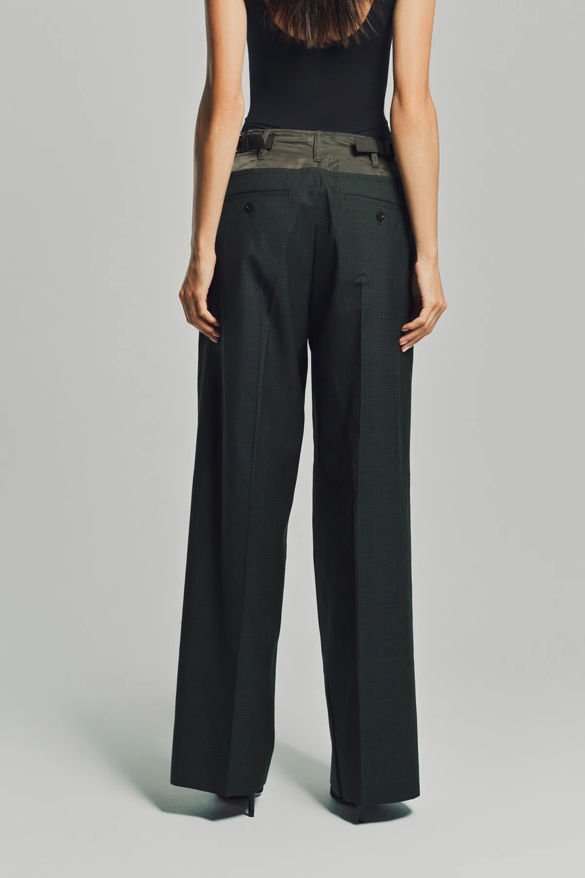 SACAI | GLEN CHECK PANTS - Image 5