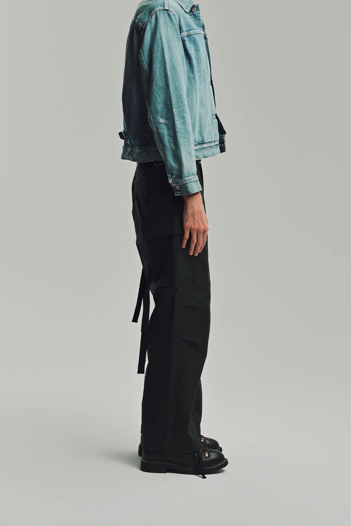 SACAI | GLEN CHECK PANTS - Image 5