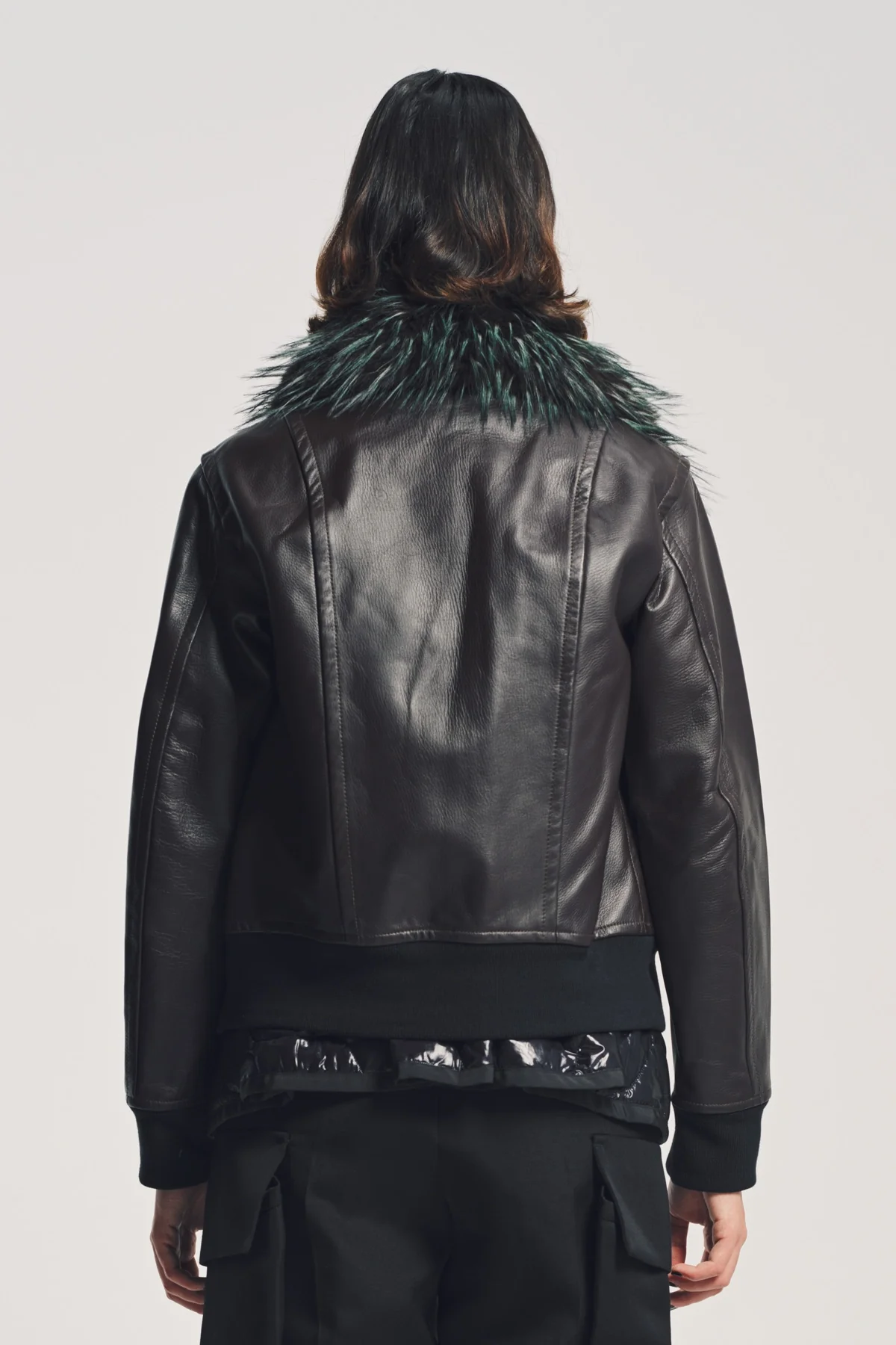 SACAI | LEATHER BLOUSON - Image 4