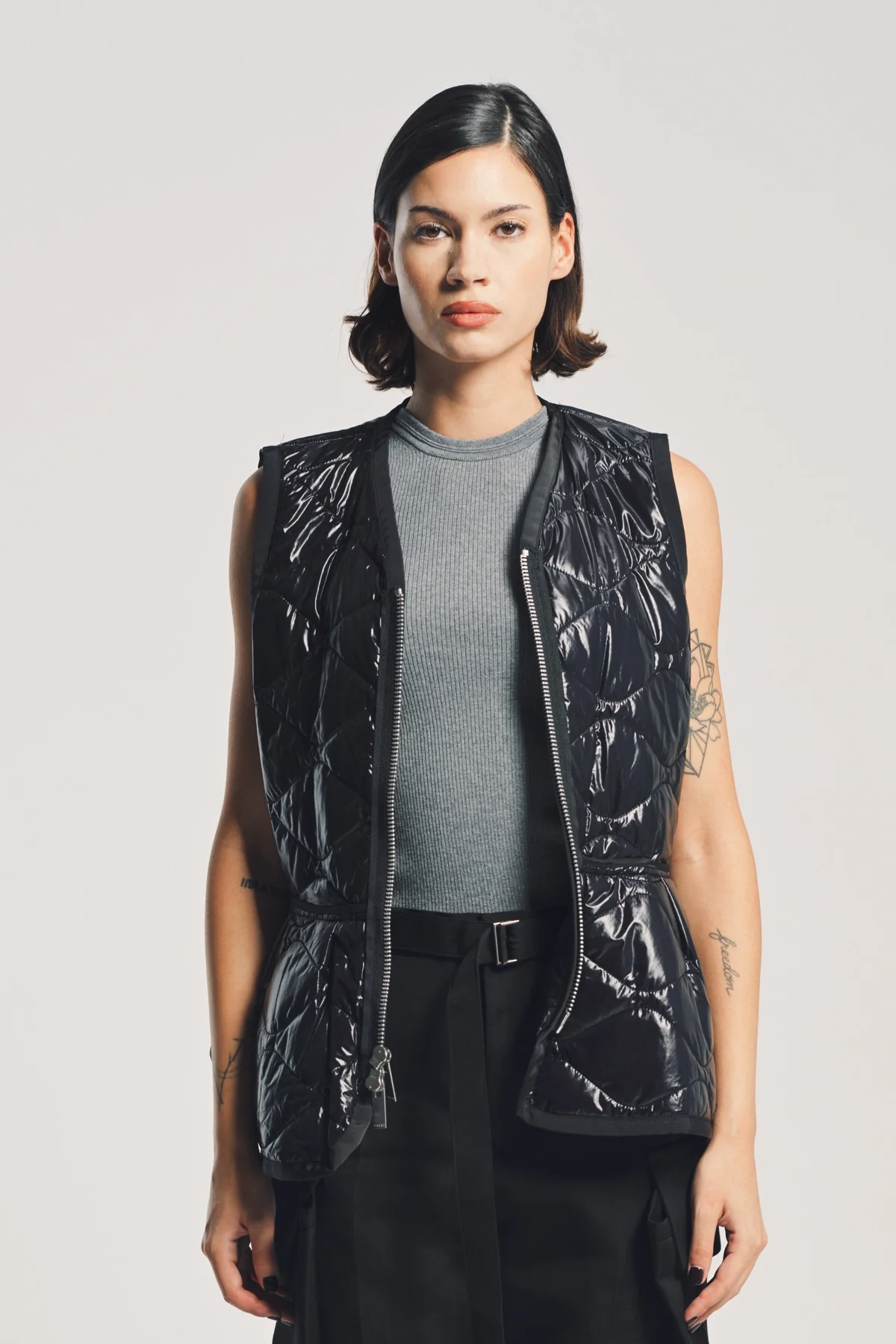 SACAI | LEATHER BLOUSON - Image 5