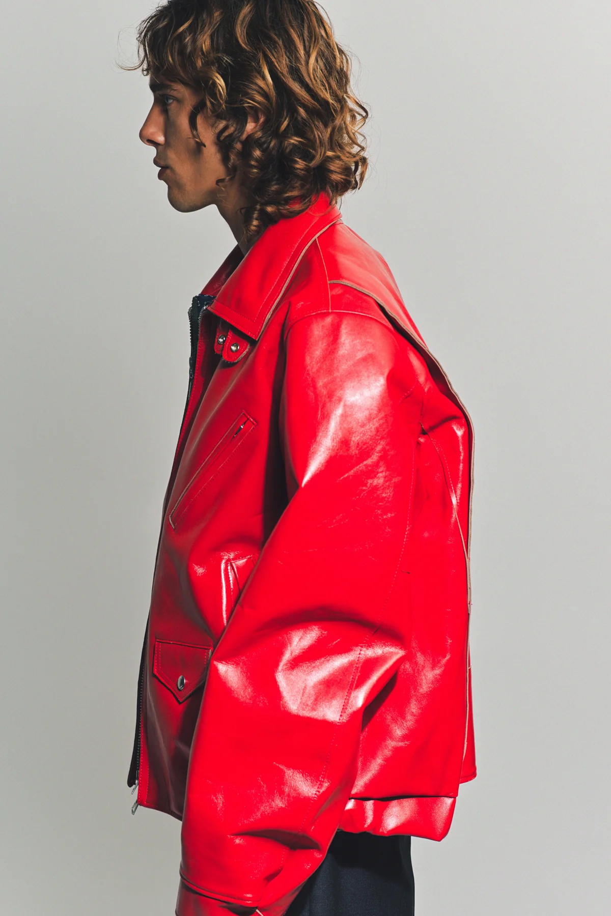 SACAI | LEATHER JACKET - Image 3