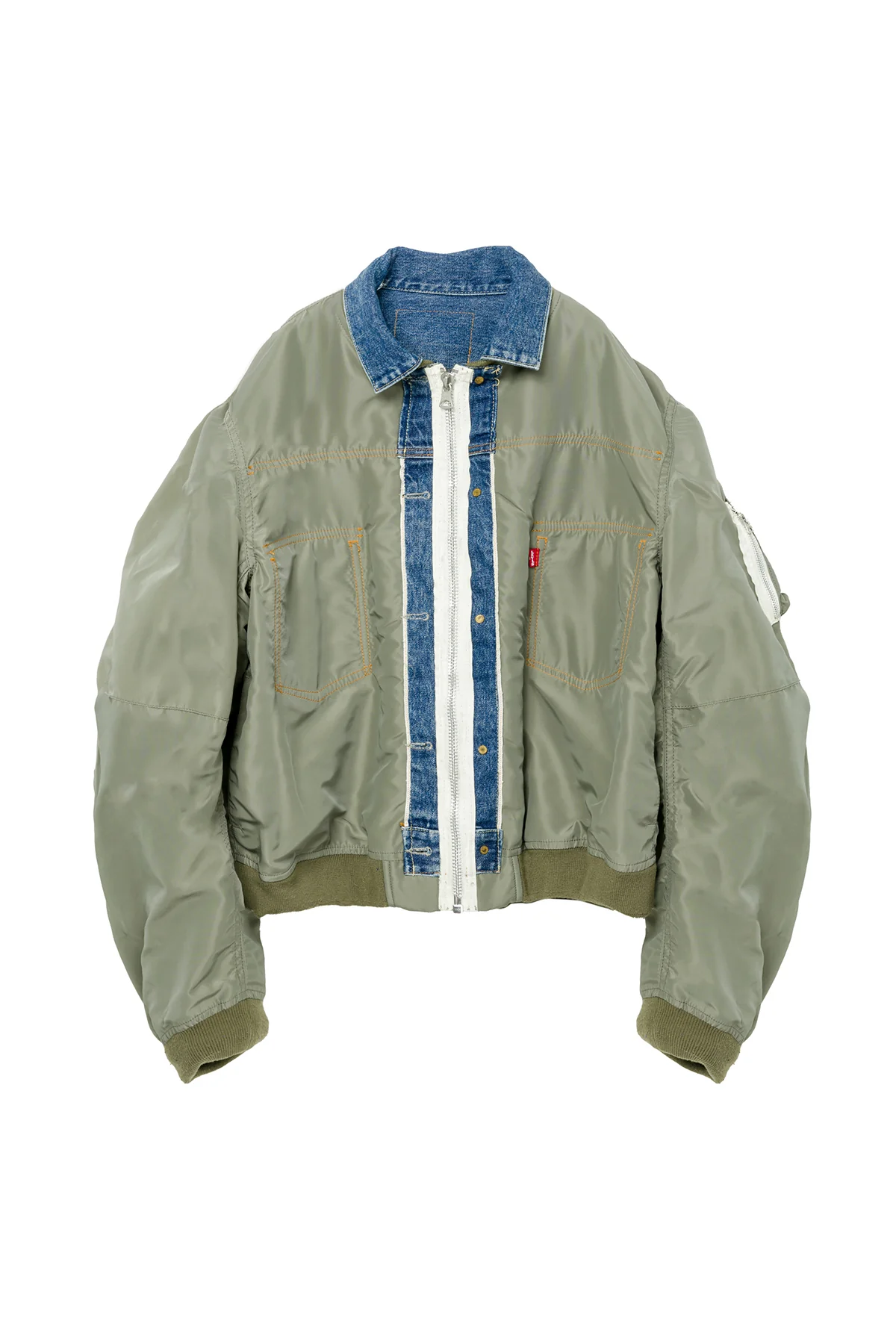 SACAI | LEVI'S® X SACAI MEN'S DENIM X NYLON TWILL REVERSIBLE BLOUSON - Image 3