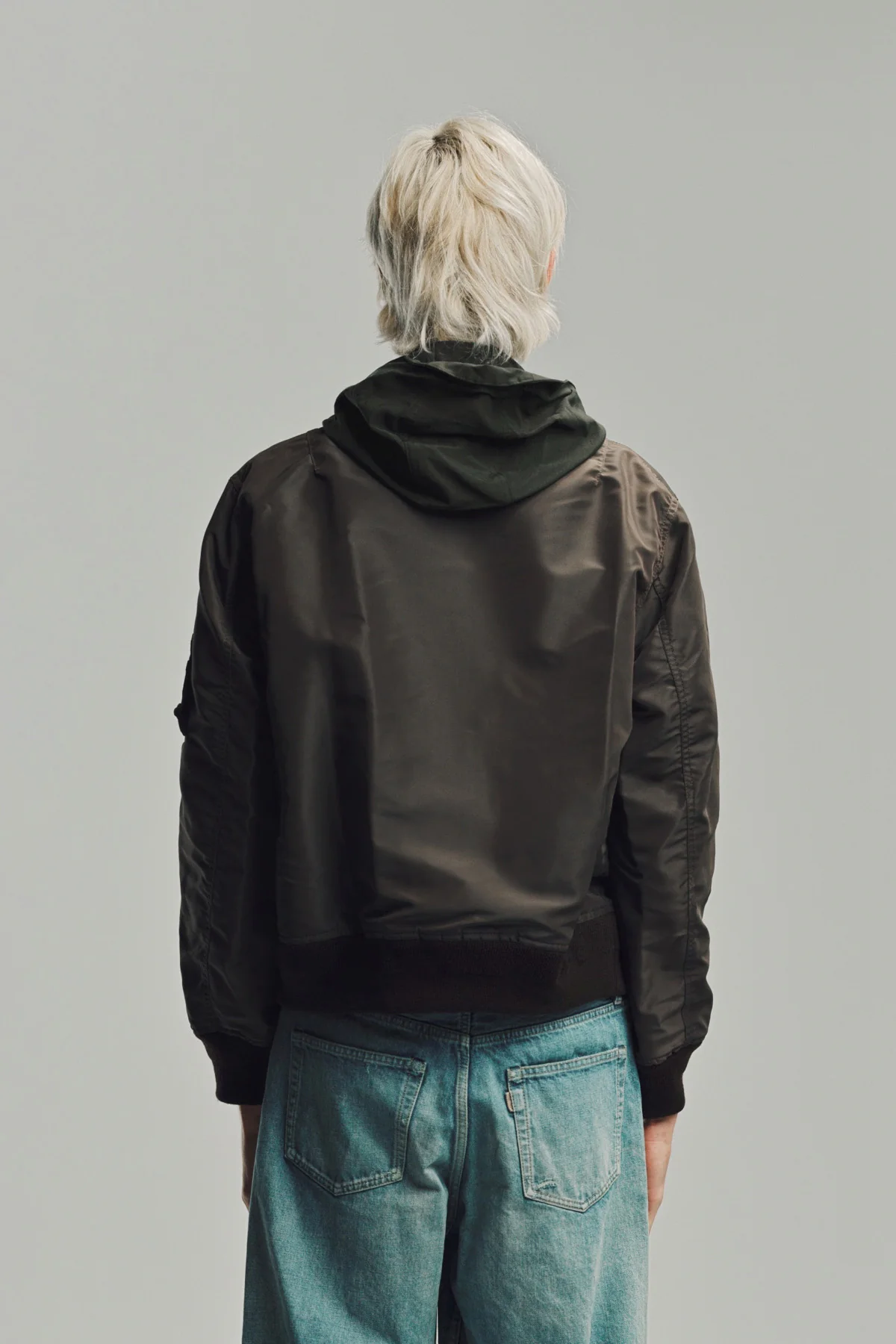 SACAI | NYLON TWILL X GROSGRAIN BLOUSON - Image 4