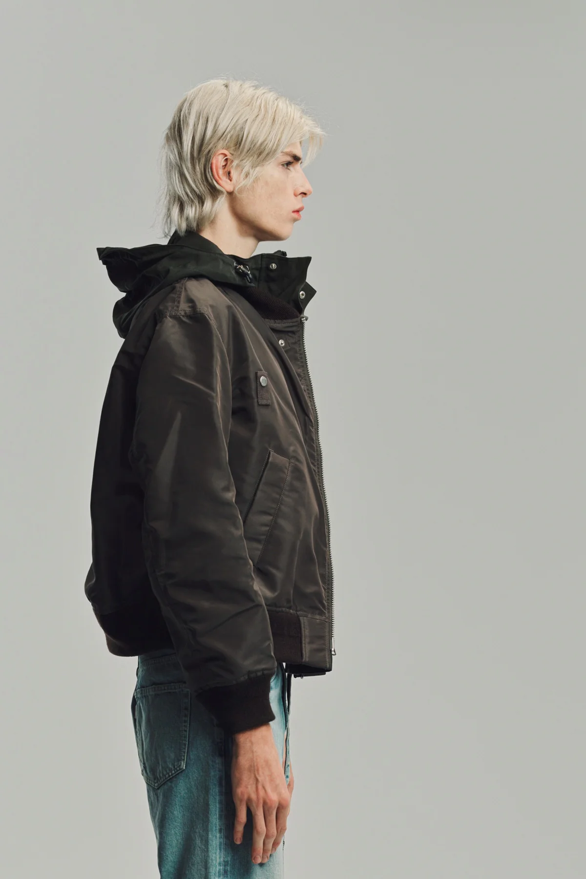 SACAI | NYLON TWILL X GROSGRAIN BLOUSON - Image 5