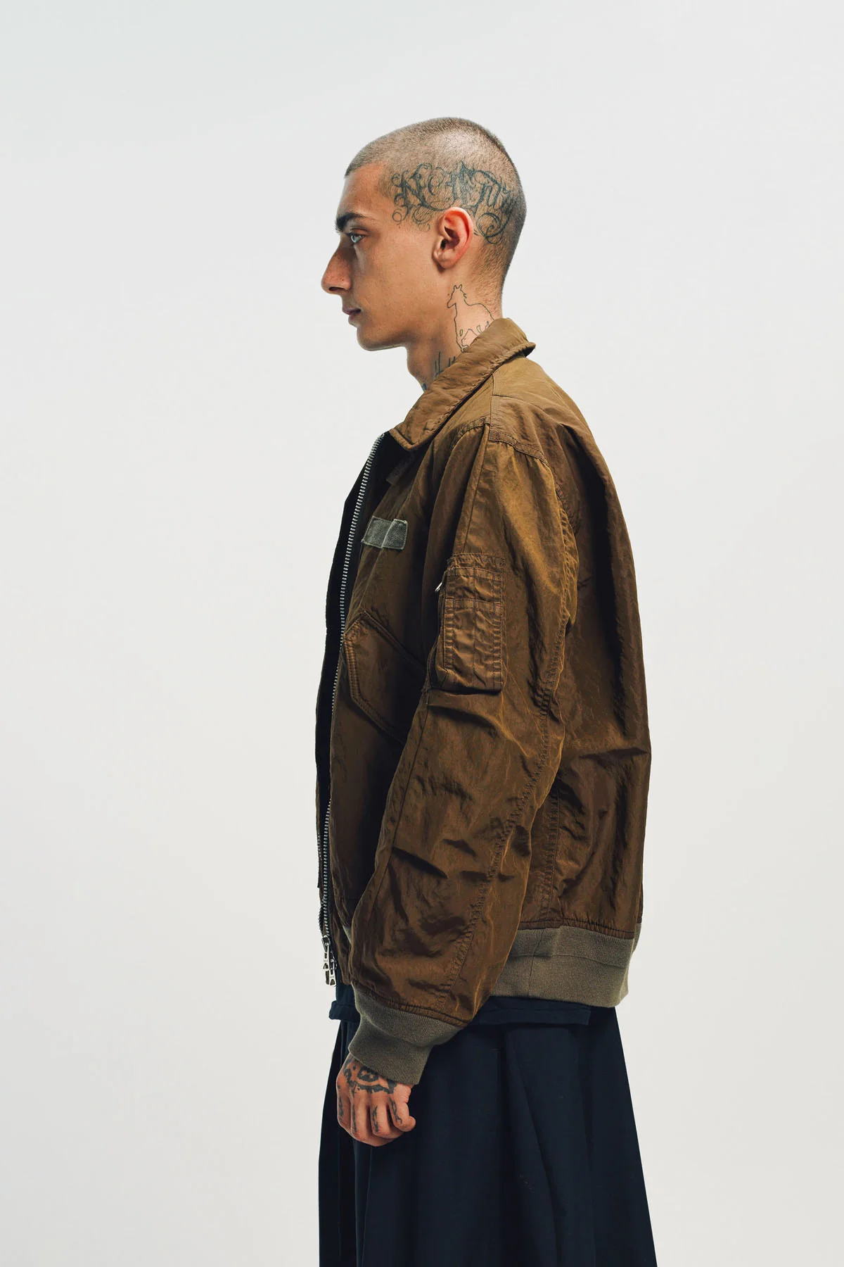 SACAI | TREATED NYLON TWILL BLOUSON - Image 3