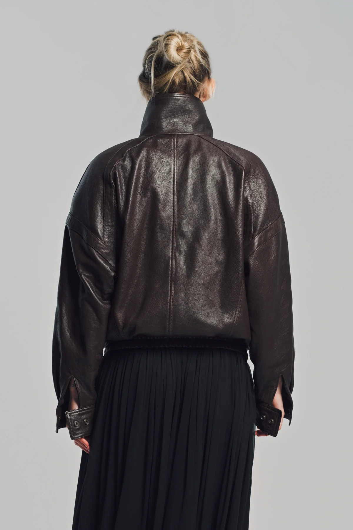 SAINT LAURENT | LEATHER BOMBER JACKET - Image 4