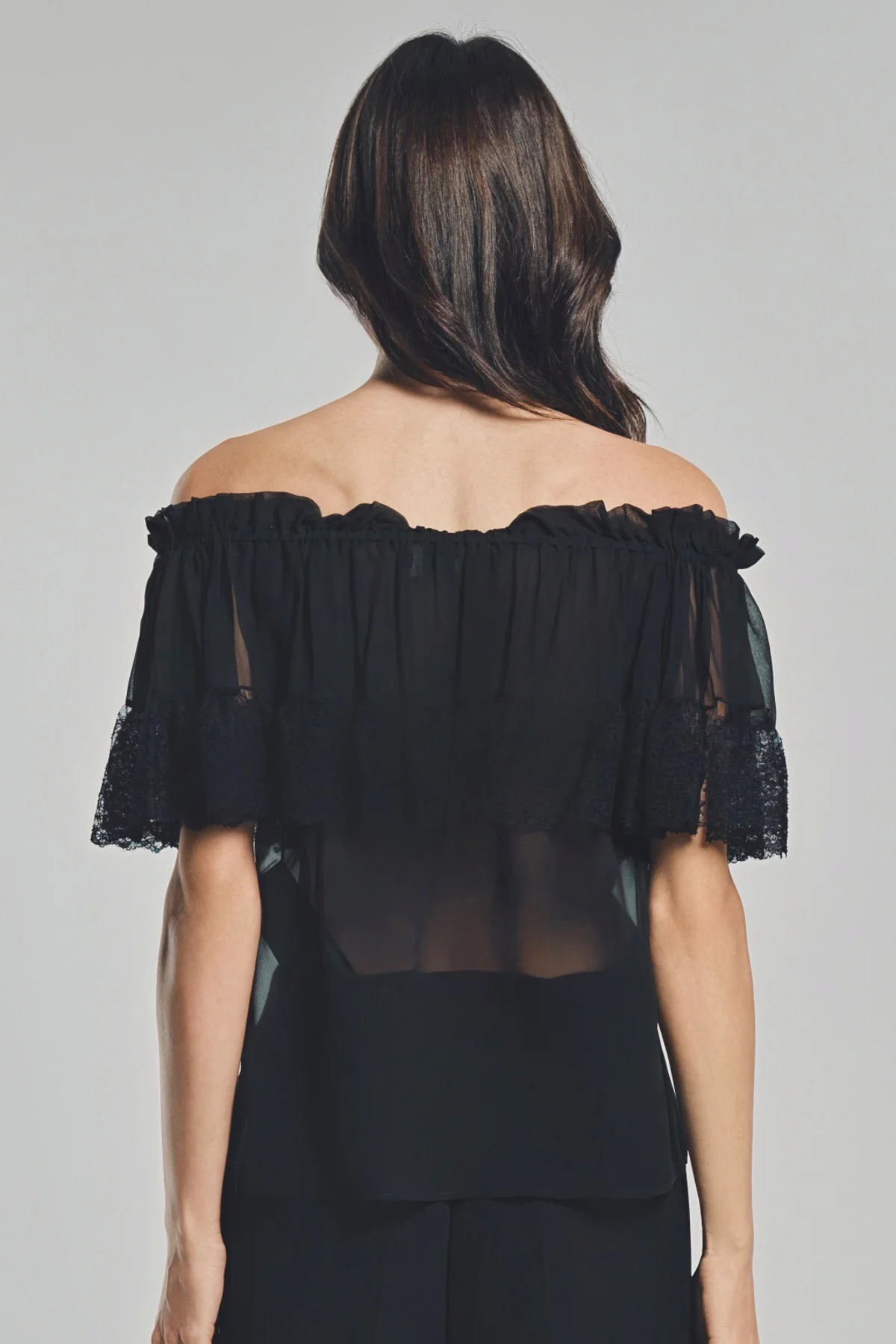 SAINT LAURENT | MOUSSELINE BLOUSE - Image 4