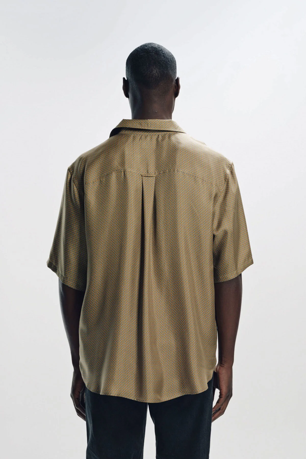SAINT LAURENT | SHIRT IN GEOMETRIC SILK - Image 4