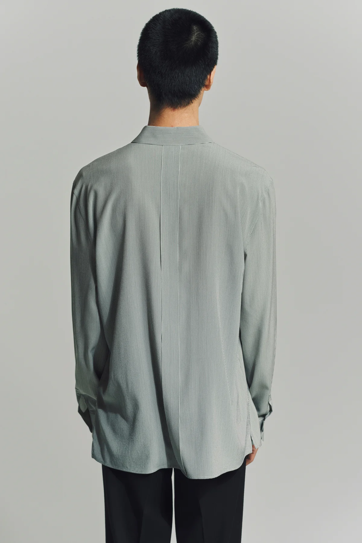 SAINT LAURENT | SHIRT IN STRIPED SILK - Image 4