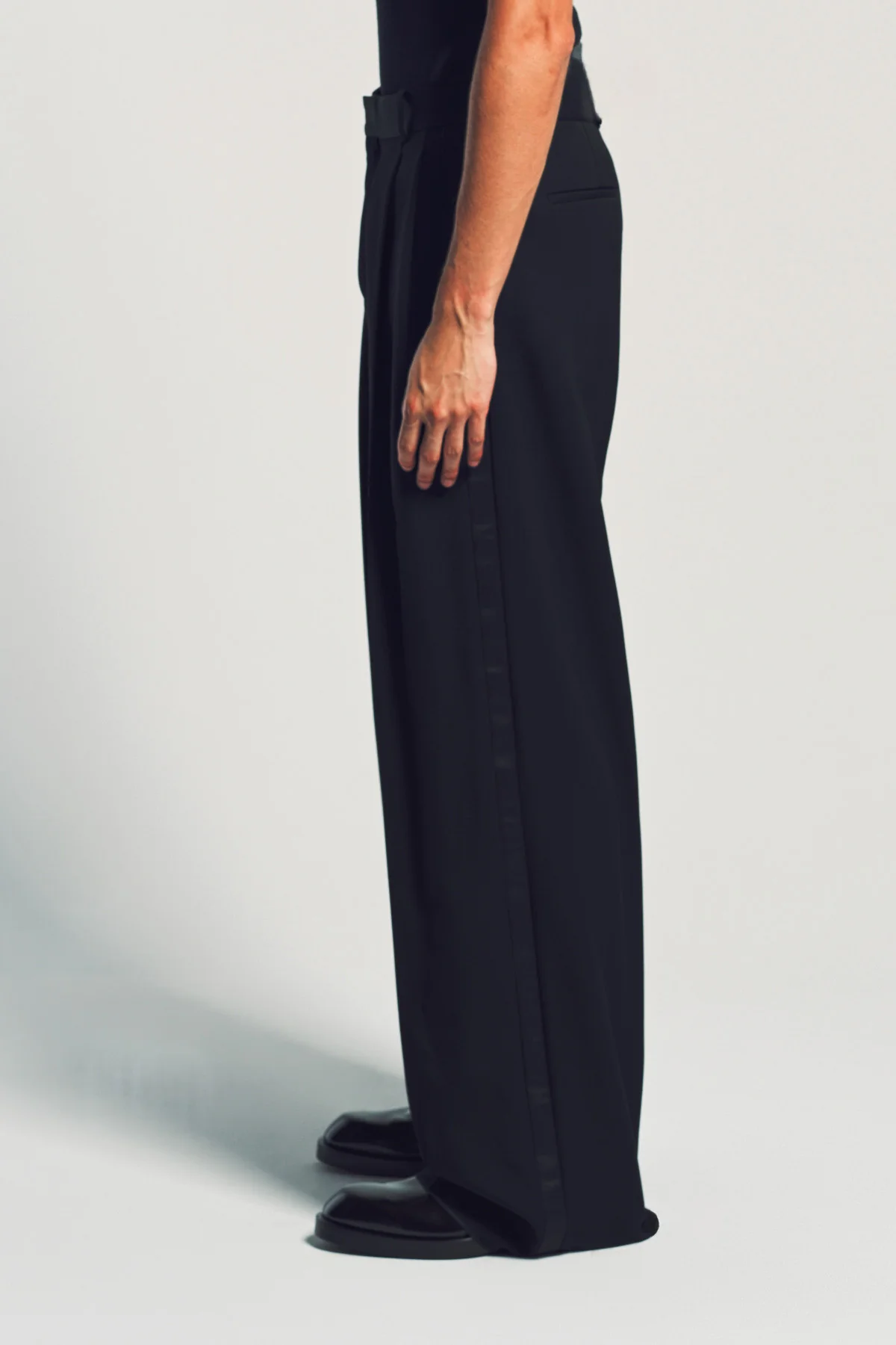 SAINT LAURENT | WIDE-LEG TUXEDO PANTS - Image 3
