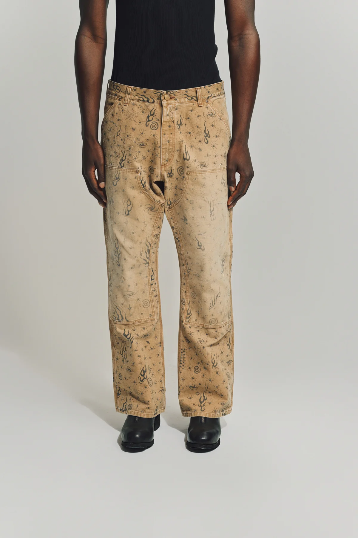SAINT MICHAEL | DR. WOO DOUBLE KNEE PANTS - Image 2