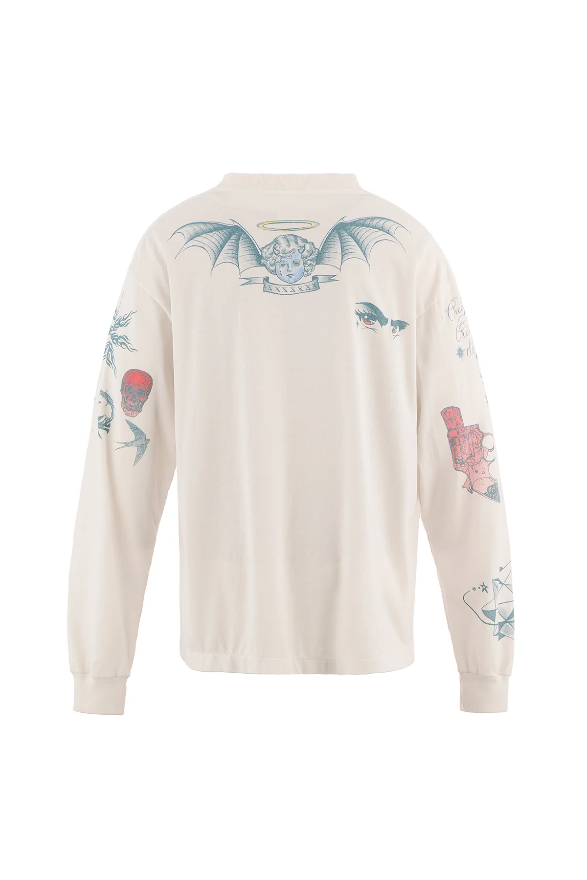 SAINT MICHAEL | DR WOO TATTOO LONG SLEEVE TEE - Image 2