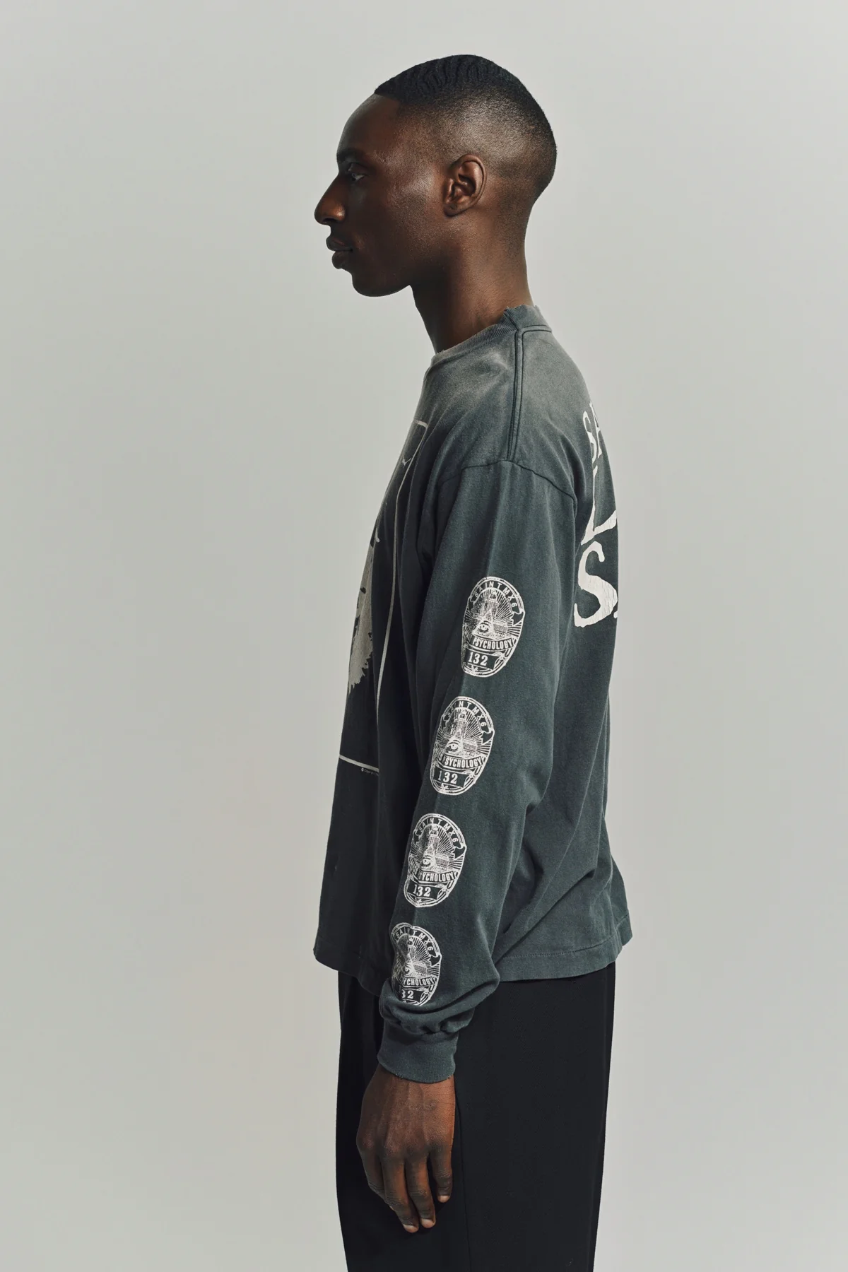 SAINT MICHAEL | LOVE SAINT LONG SLEEVE T-SHIRT - Image 3