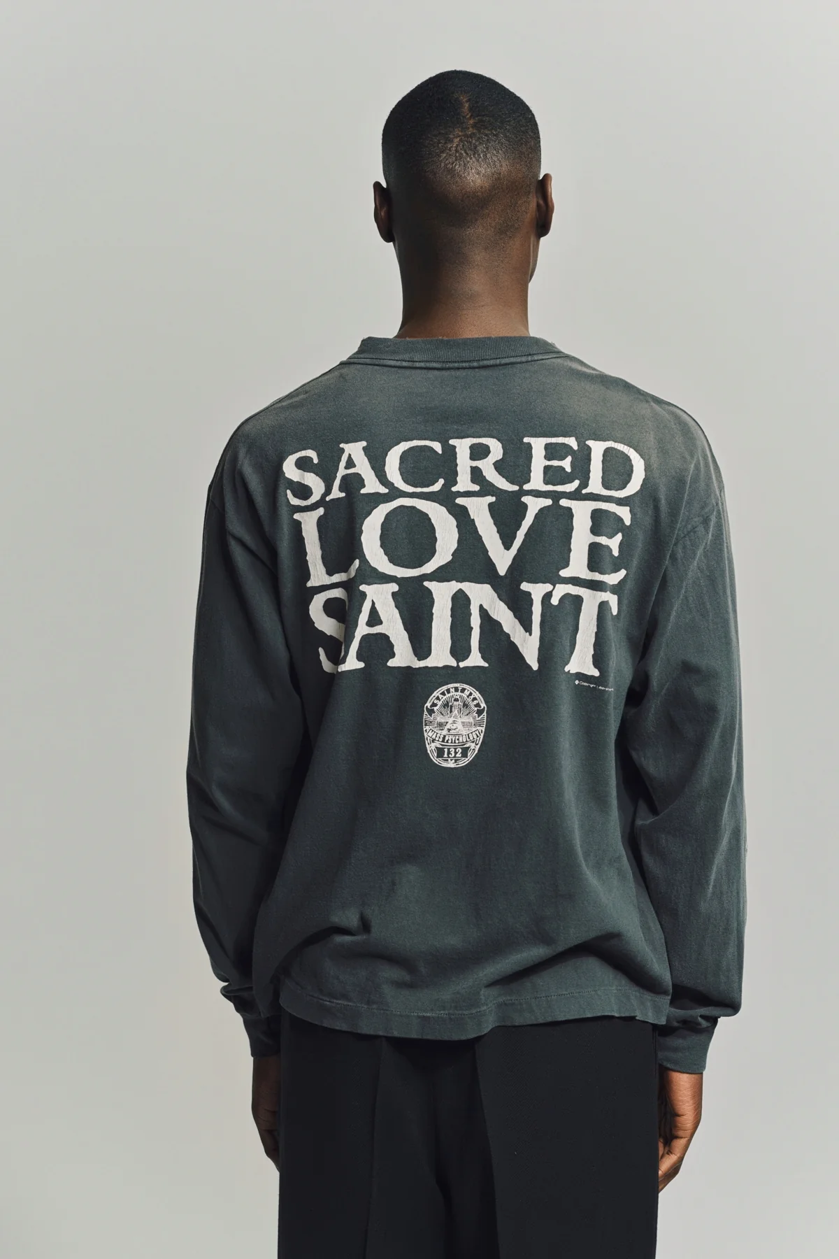 SAINT MICHAEL | LOVE SAINT LONG SLEEVE T-SHIRT - Image 4